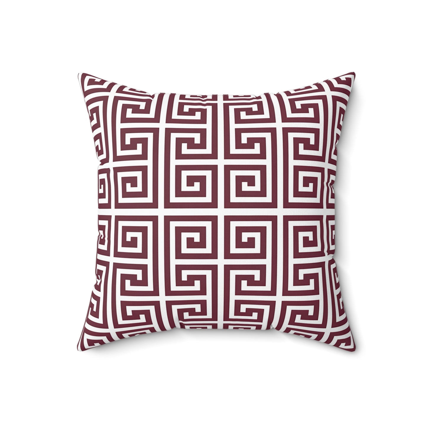 Burgundy Stylish Geometric Throw Pillow for Cozy Living Spaces, Home Decor, Couch Cushion, Modern Accent Pillow, Gift Idea