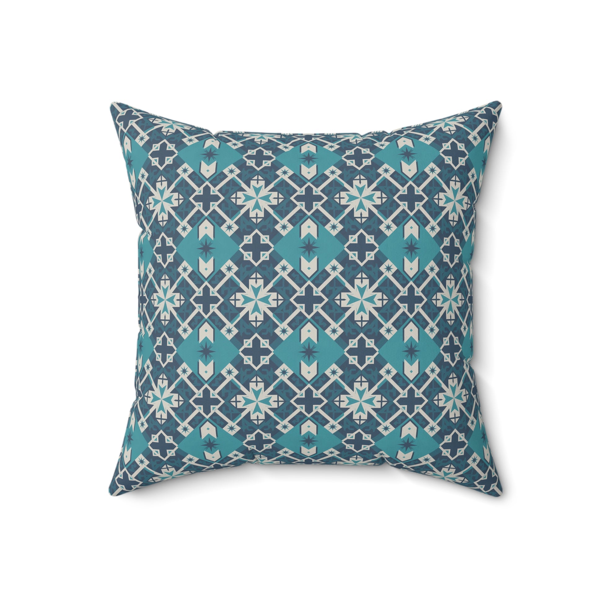 Boho Geometric Pillow - Cozy Home Decor, Modern Living Room Accent, Gift for Housewarming,  Decorative Throw Pillow, Soft Cushion - LOLA VEGAS ART