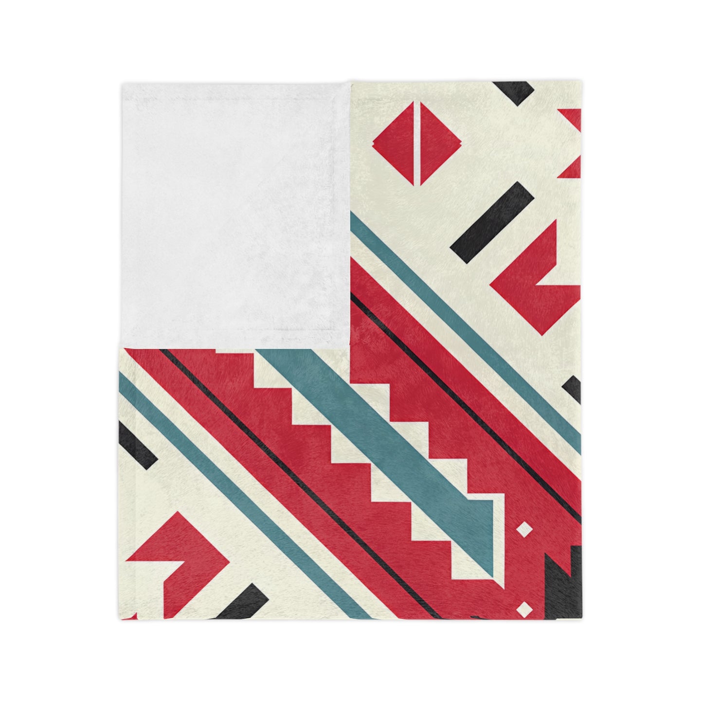 Bohemian Velvet Blanket, Cozy Throw, Southwest Decor, Gift for Her, Living Room Accessory, Festival Home Decor, Modern Art Blanket - LOLA VEGAS ART