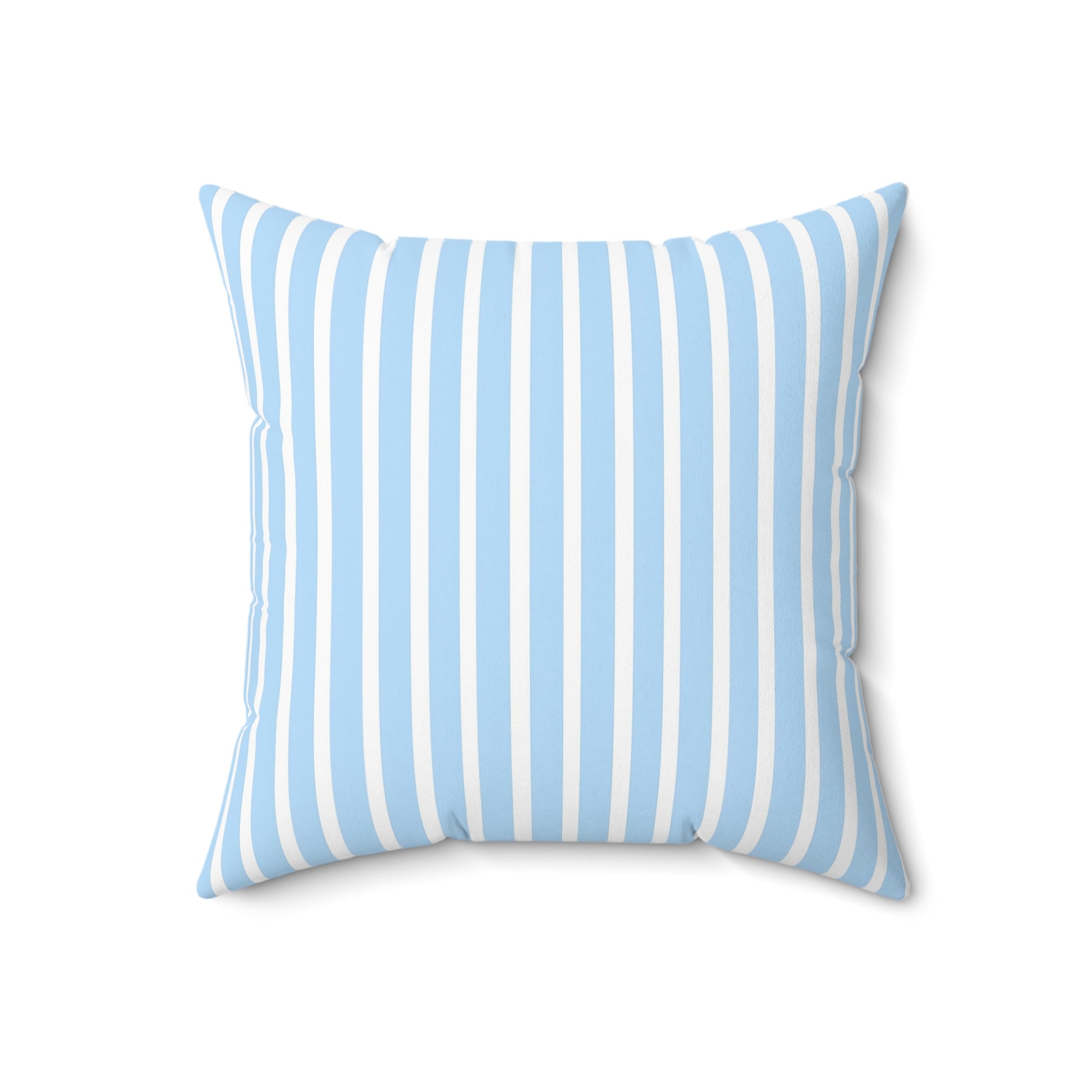 Blue Stripe Decorative Pillow, Cozy Home Accent, Nautical Decor, Summer Vibes, Gift for Her, Modern Cushion - LOLA VEGAS ART