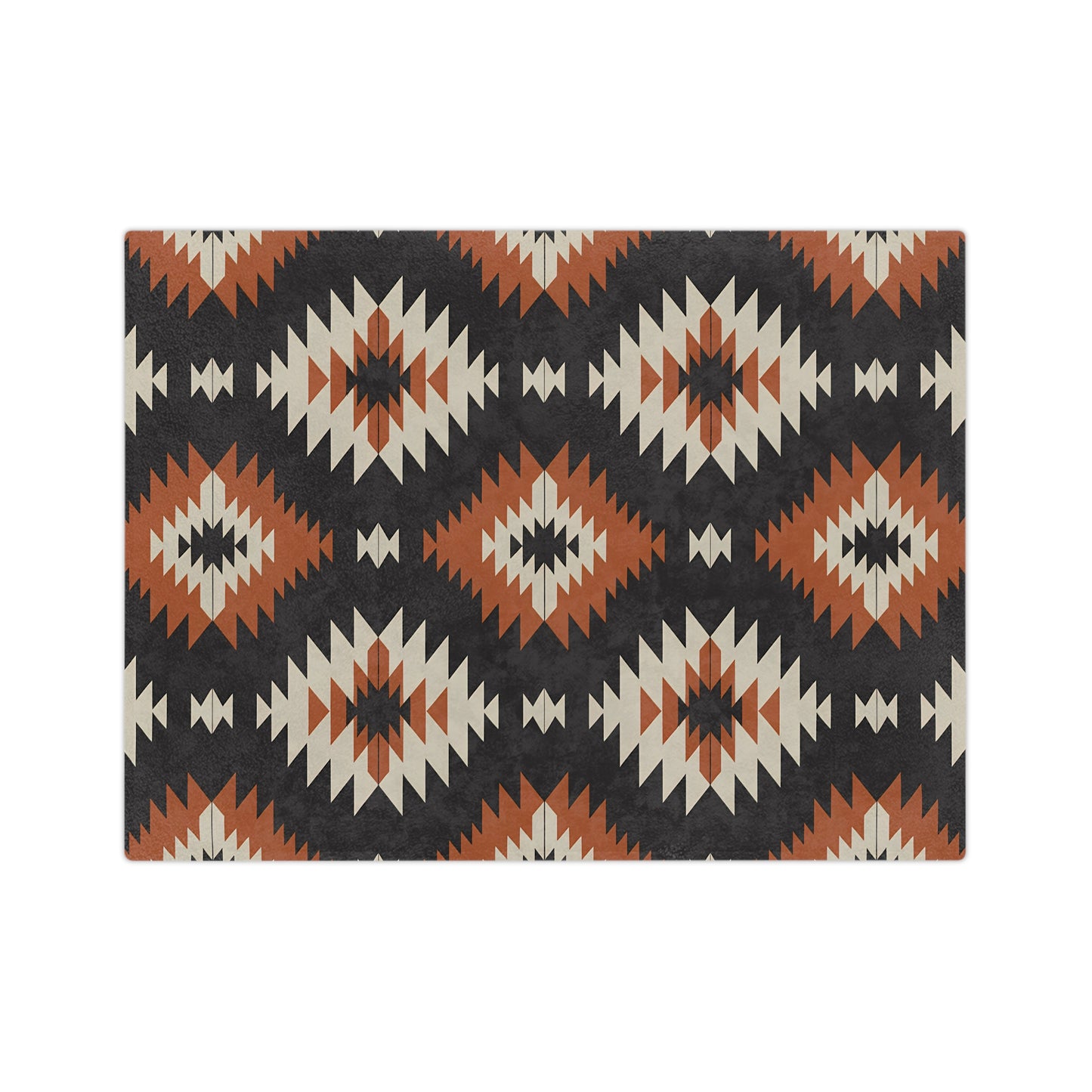 Tribal Print Velveteen Microfiber Blanket | Cozy Home Decor, Native American Inspired Gift, Boho Throw, Wedding Gift, Warm Soft Blanket - LOLA VEGAS ART