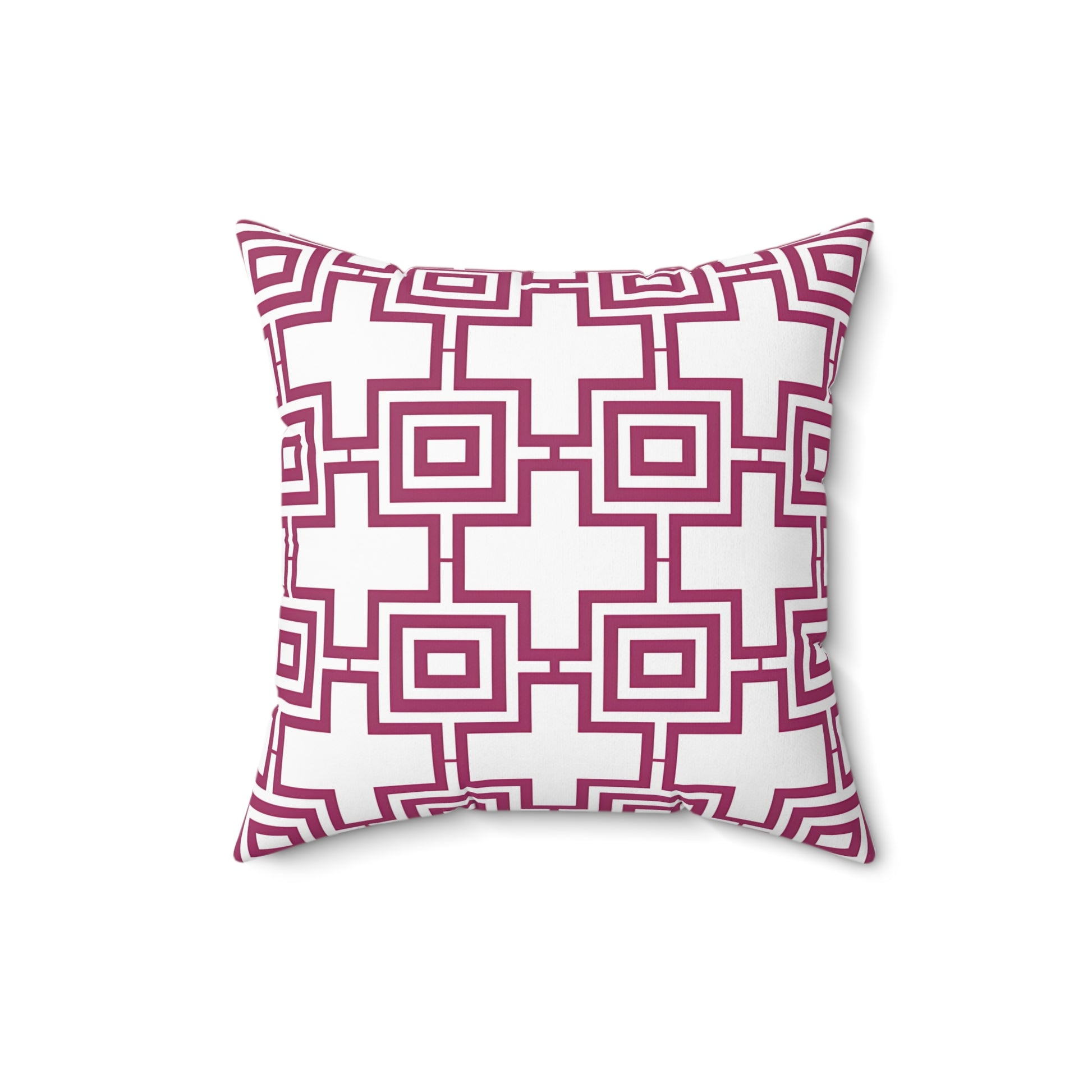 Chic Geometric Throw Pillow - Modern Home Decor, Sofa Cushion, Gift for Housewarming, Living Room Accent, Cozy Decoration - LOLA VEGAS ART
