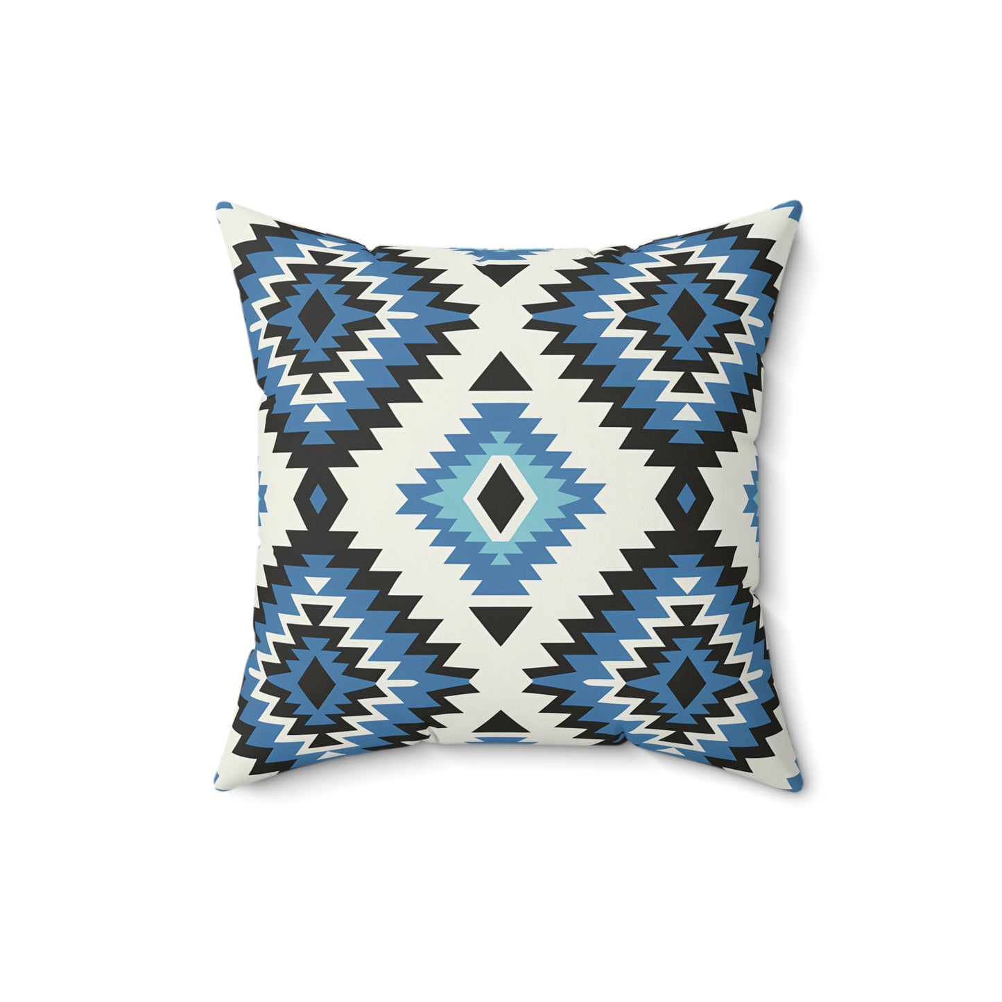 Geometric Pattern Decorative Pillow, Boho Couch Cushion, Modern Home Decor, Bohemian Accent Pillow, Tribal Print Throw Pillow - LOLA VEGAS ART