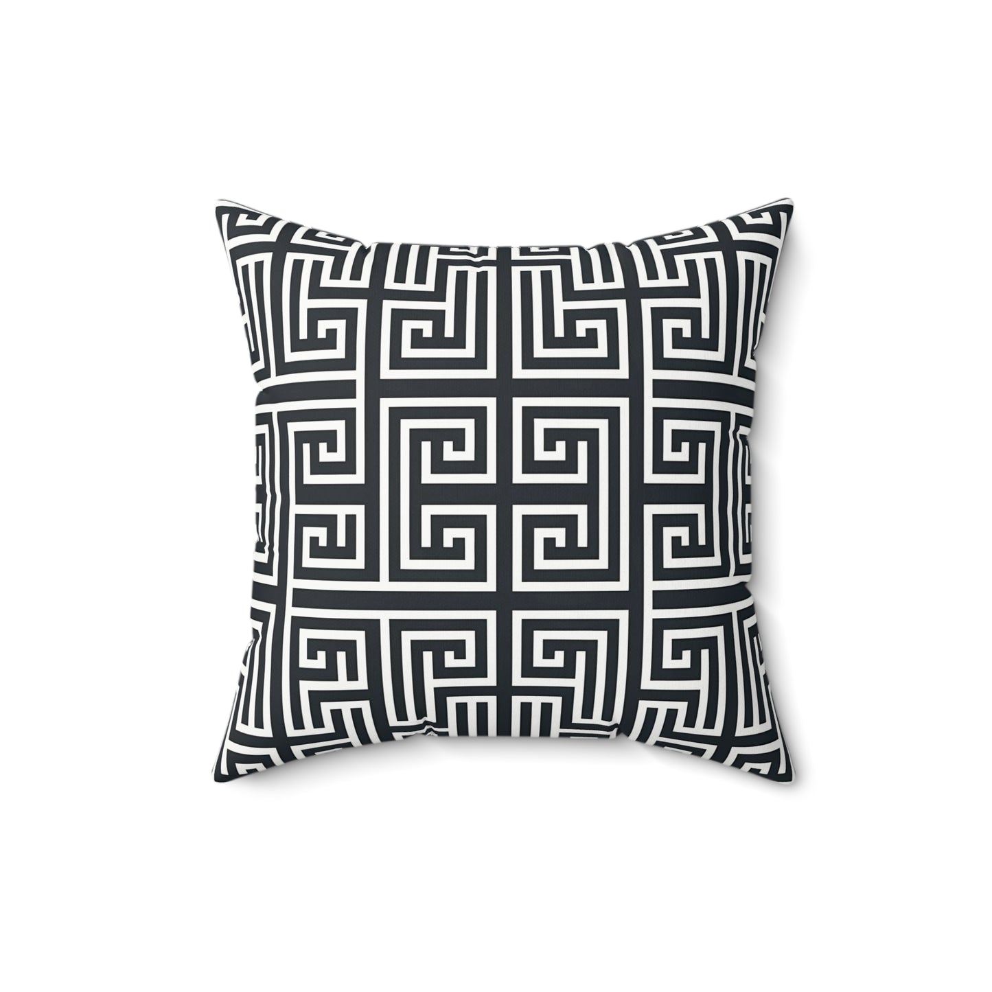 Geometric Black & White Throw Pillow, Modern Home Decor, Accent Cushion, Stylish Pillow for Couch, Gift for Housewarming
