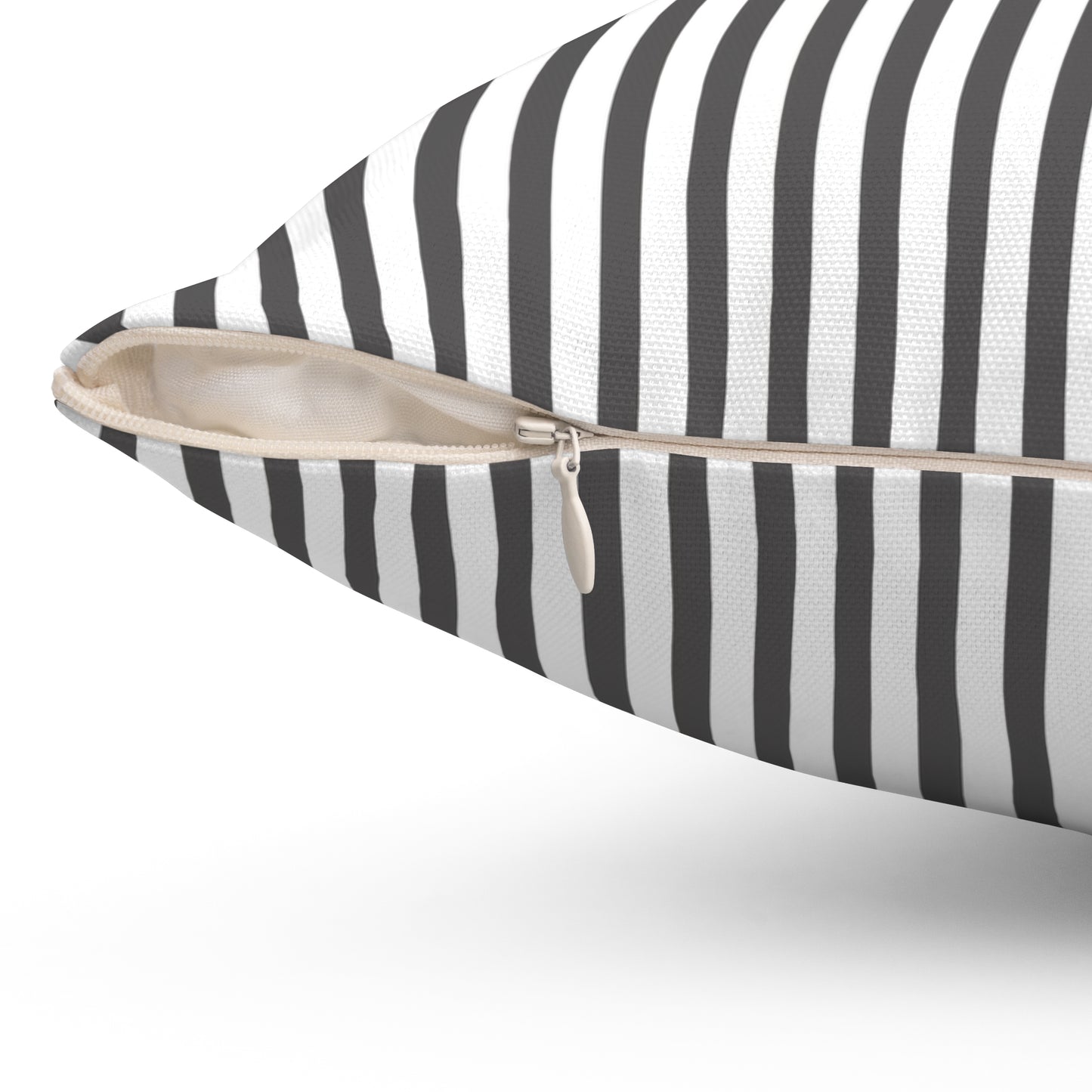 Gray Modern Stripe Decorative Pillow | Cozy Home Accent, Throw Pillow for Living Room, Bedroom Decor, Gift for Her, Boho Style - LOLA VEGAS ART