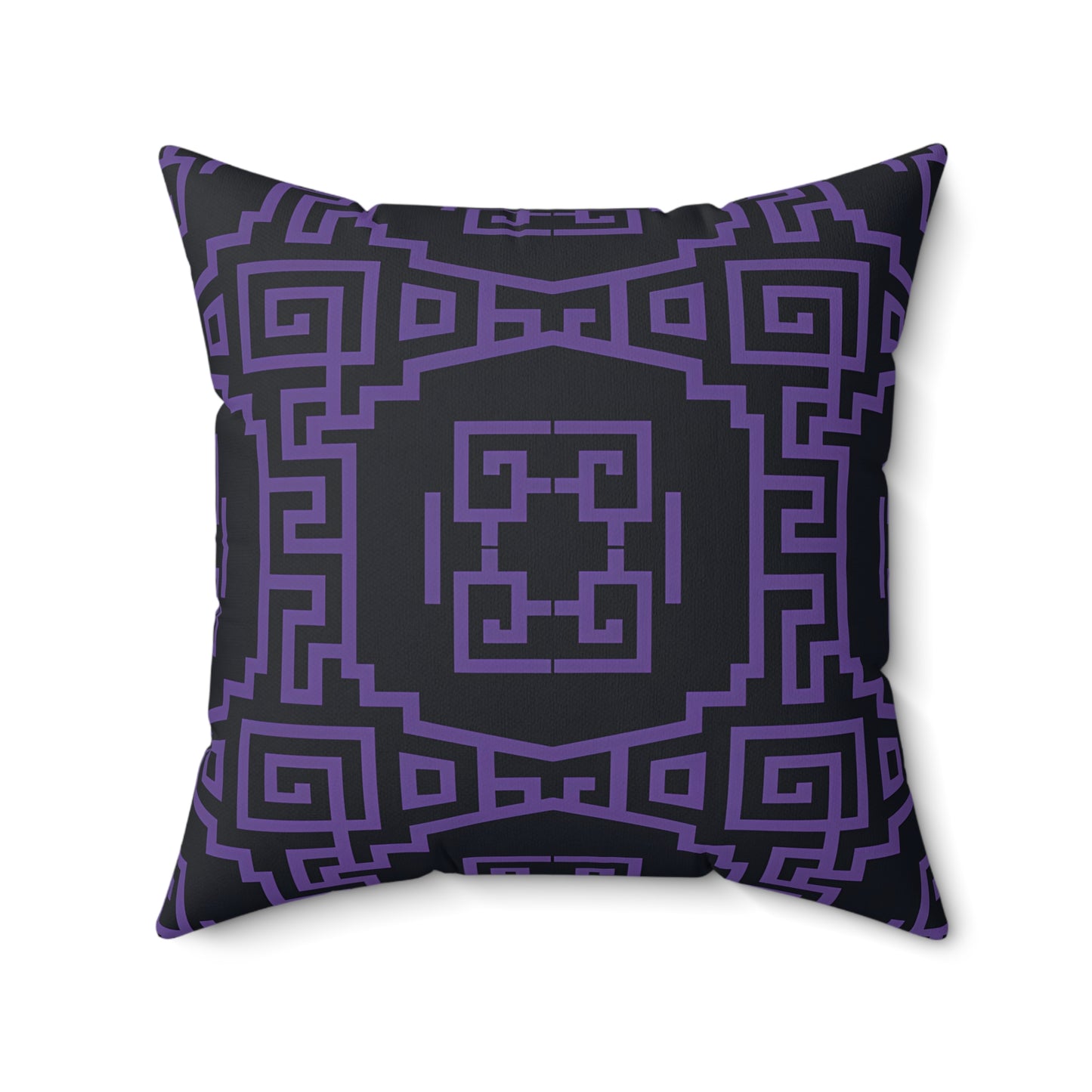 Stylish Geometric Purple Pillow, Modern Cushion, Home Decor Accent, Throw Pillow, Gift for Her, Bedroom and Living Room Decor