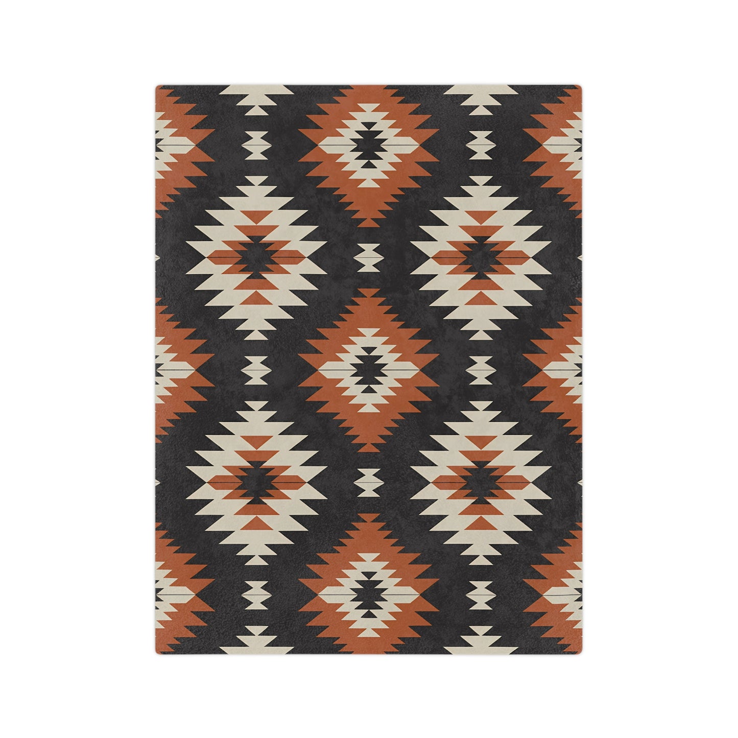 Tribal Print Velveteen Microfiber Blanket | Cozy Home Decor, Native American Inspired Gift, Boho Throw, Wedding Gift, Warm Soft Blanket - LOLA VEGAS ART