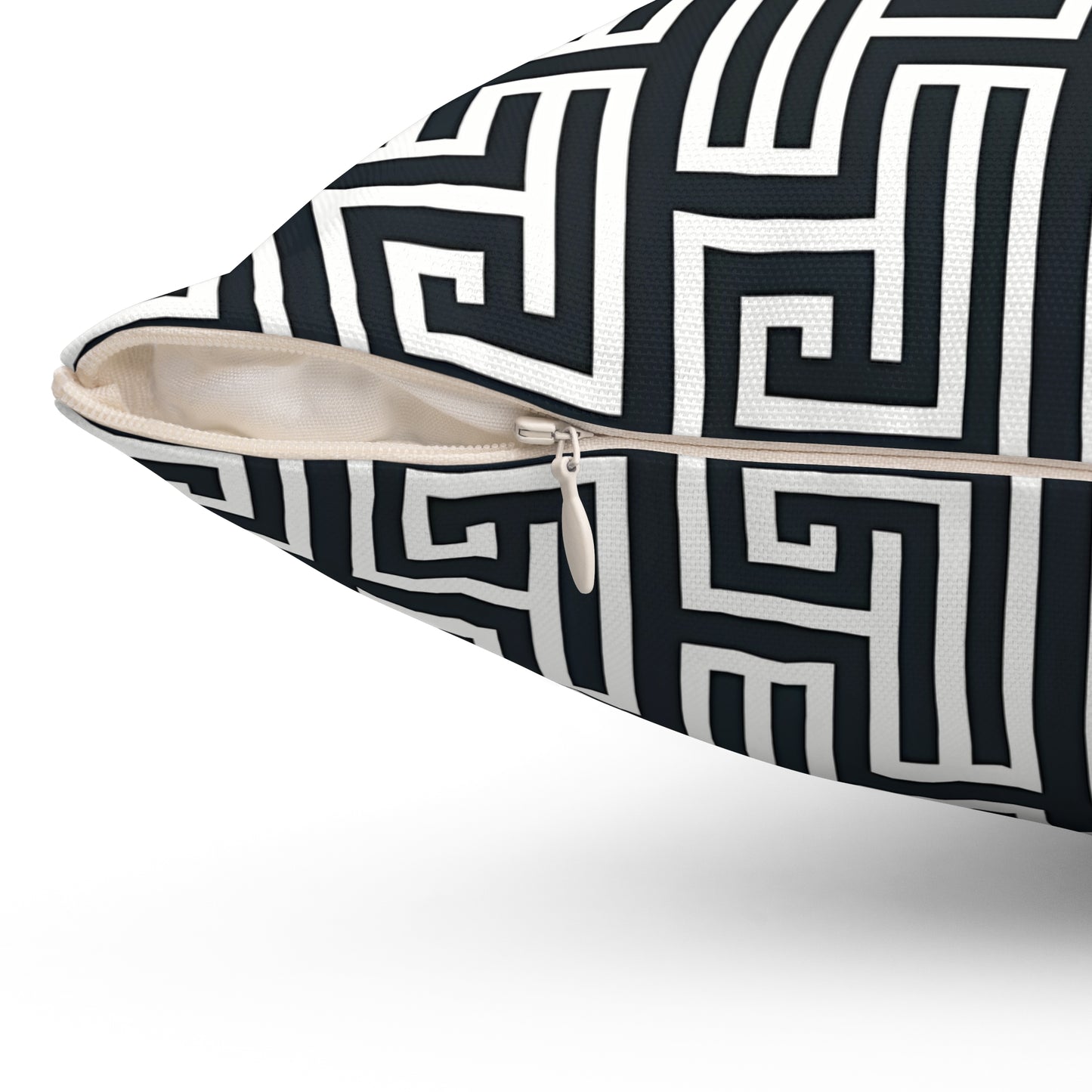 Geometric Black & White Throw Pillow, Modern Home Decor, Accent Cushion, Stylish Pillow for Couch, Gift for Housewarming