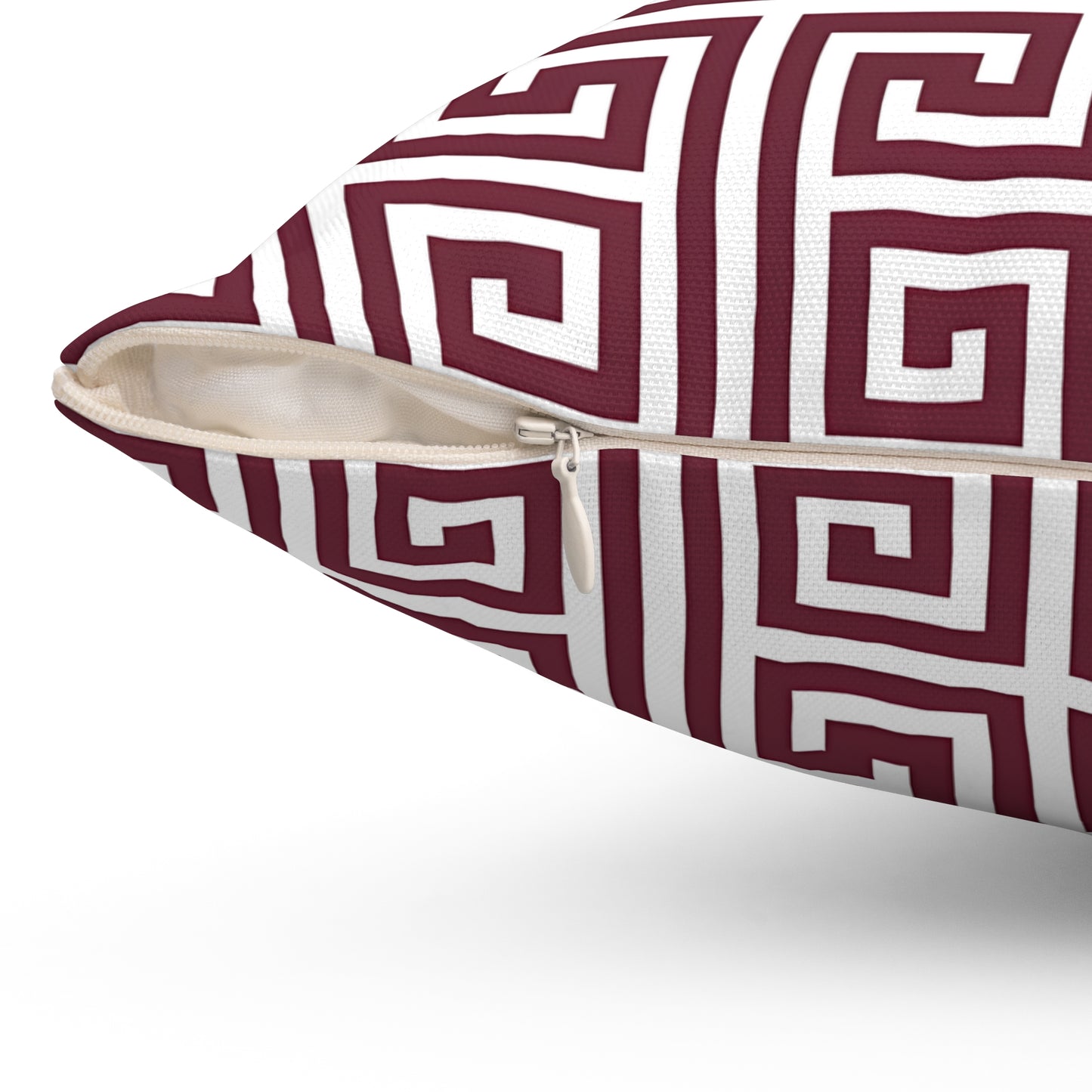 Burgundy Stylish Geometric Throw Pillow for Cozy Living Spaces, Home Decor, Couch Cushion, Modern Accent Pillow, Gift Idea