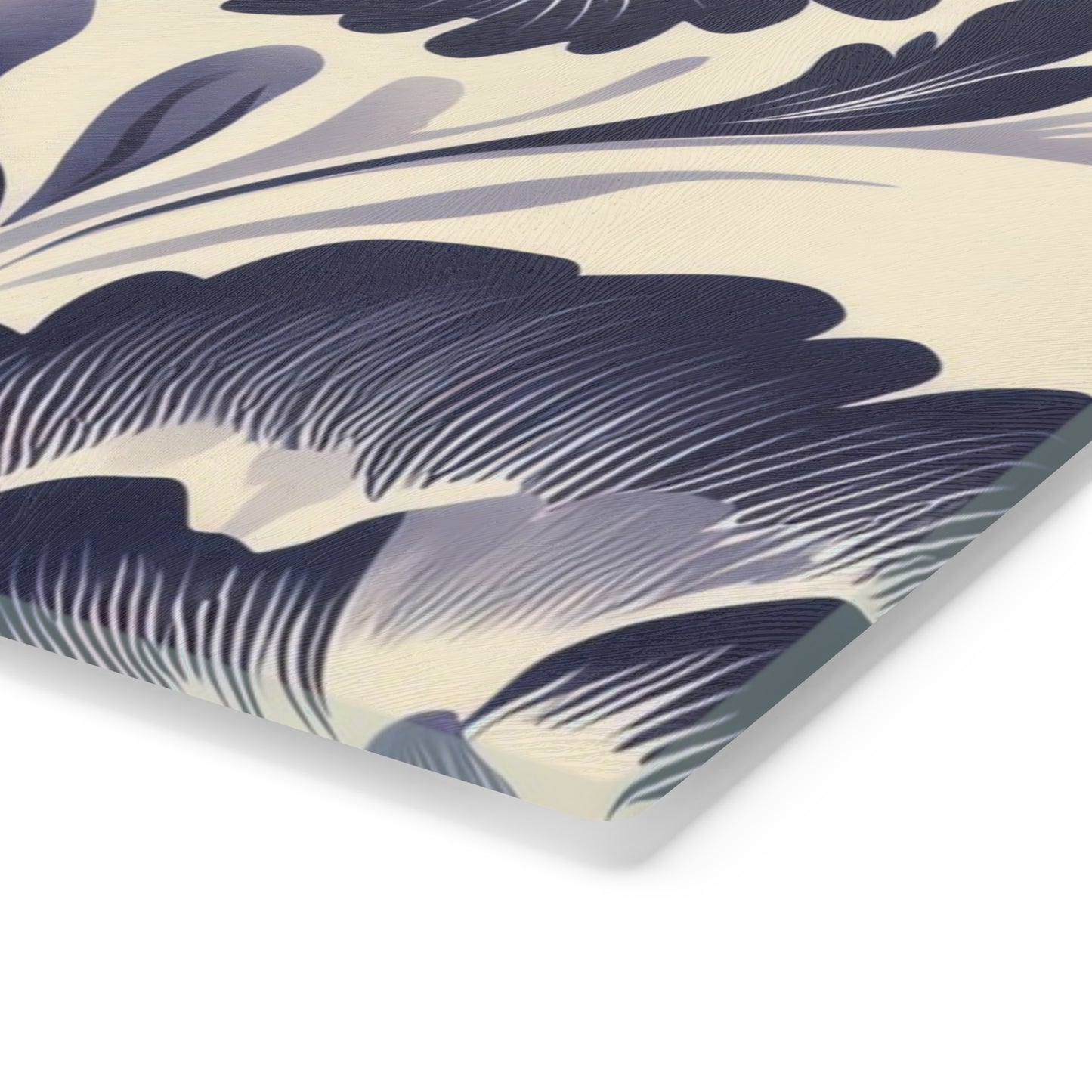 Floral Cutting Board - Elegant Kitchen Decor, Gift for Home Chefs, Bridal Shower Present, Mother's Day Kitchen Gift, Handmade Kitchenware - LOLA VEGAS ART