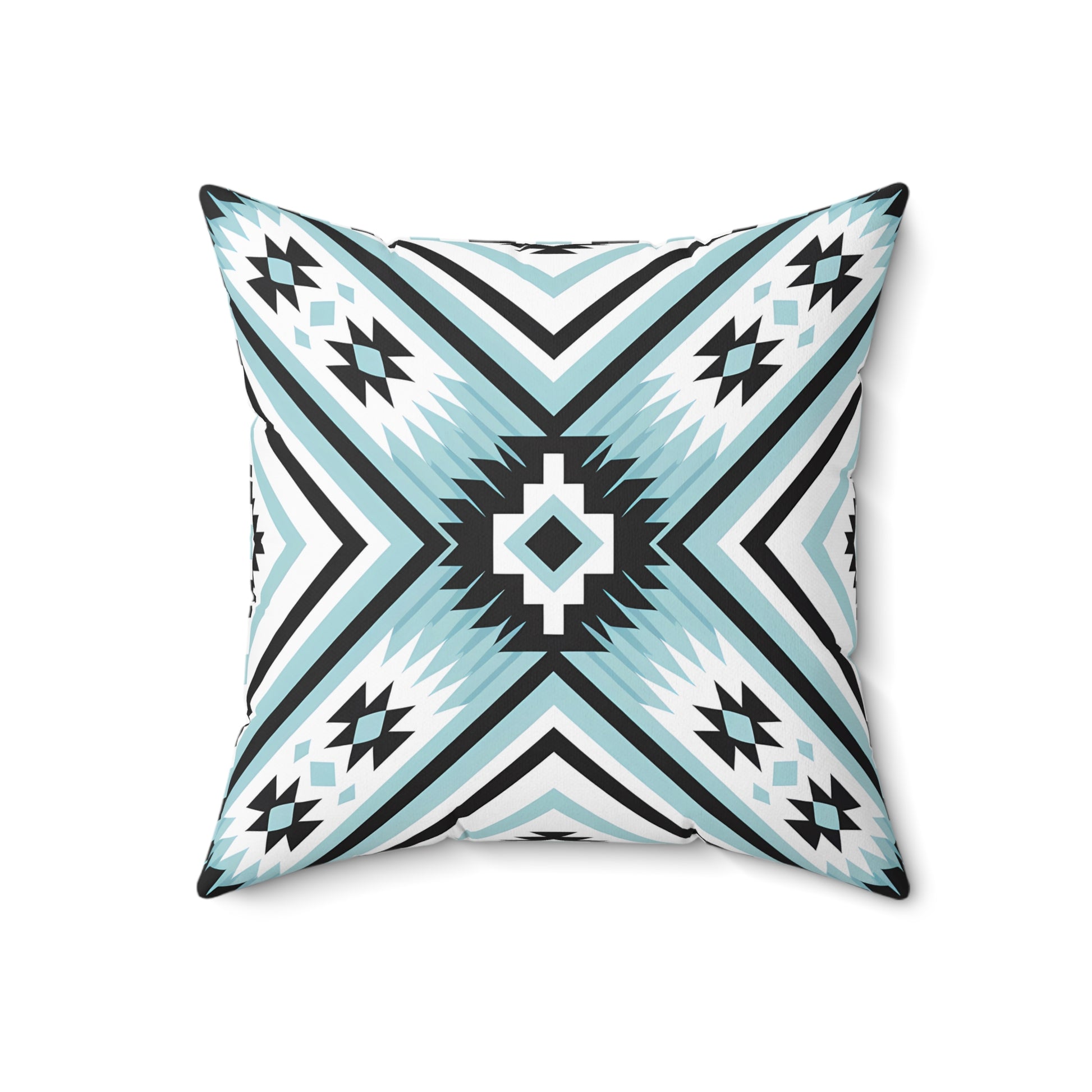 Bohemian Patterned Pillow, Modern Home Decor, Native American Inspired, Decorative Throw Pillow, Cozy Living Room Accent - LOLA VEGAS ART