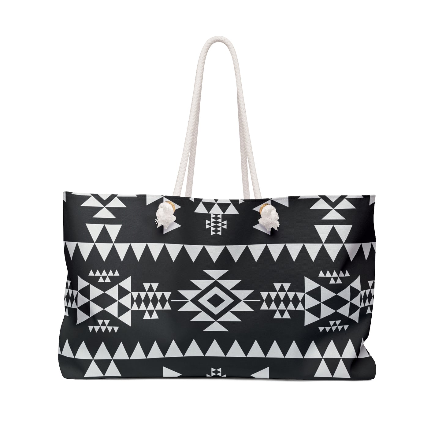 Stylish Weekender Bag | Boho Travel Tote | Tribal Print Carryall | Beach, Gym, Overnight Bag | Gift for Her, Vacation Essentials, Adventurer - LOLA VEGAS ART