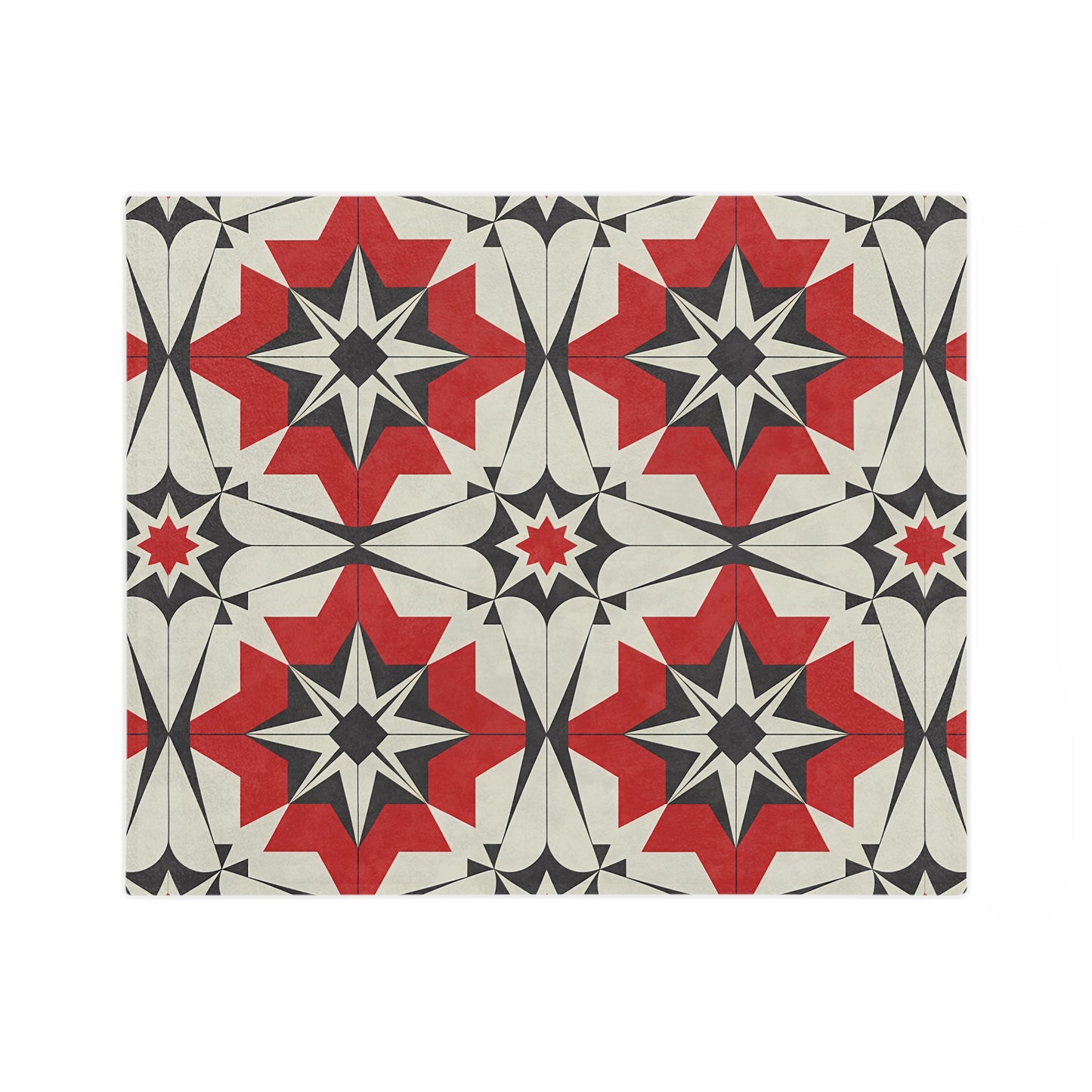 Geometric Pattern Velveteen Blanket, Cozy Home Decor, Perfect for Holidays, Gift for Friends or Family, Modern Throw - LOLA VEGAS ART