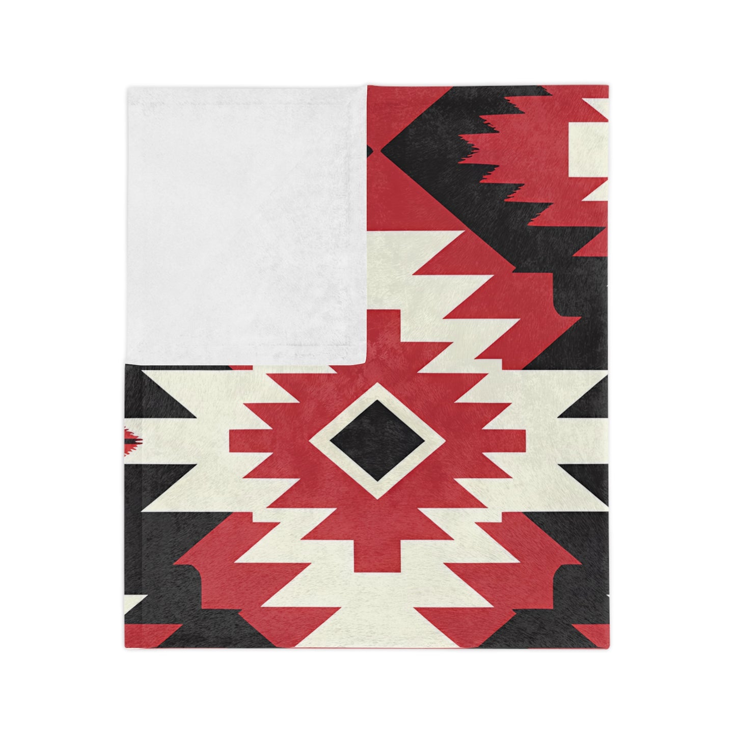 Southwestern Velvet Blanket, Cozy Throw for Home Decoration, Unique Gift for Housewarming, Outdoor Picnic Blanket, Soft Winter Comfort - LOLA VEGAS ART