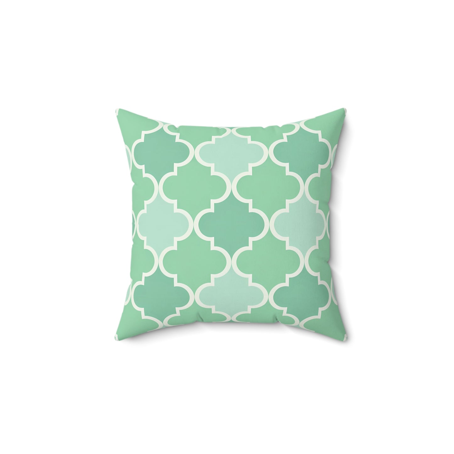 Mint Green Geometric Pillow, Modern Home Decor Cushion, Sofa Accent, Housewarming Gift, Boho Style Pillow, Living Room Decoration - LOLA VEGAS ART