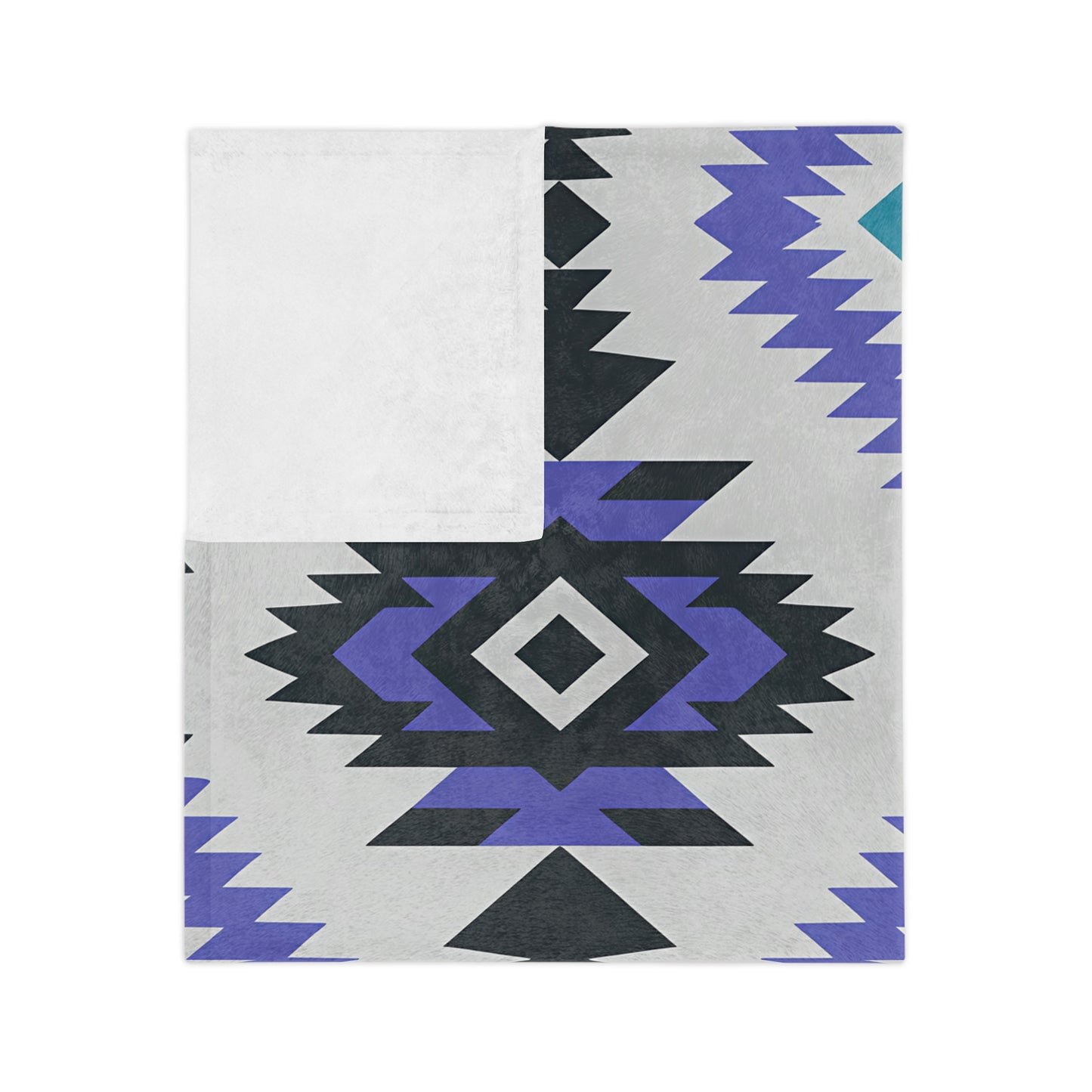Bohemian Velveteen Microfiber Blanket, Cozy Throw, Soft Bedding, Aztec Pattern, Gift for Home, Modern Decor, Warm Blanket - LOLA VEGAS ART