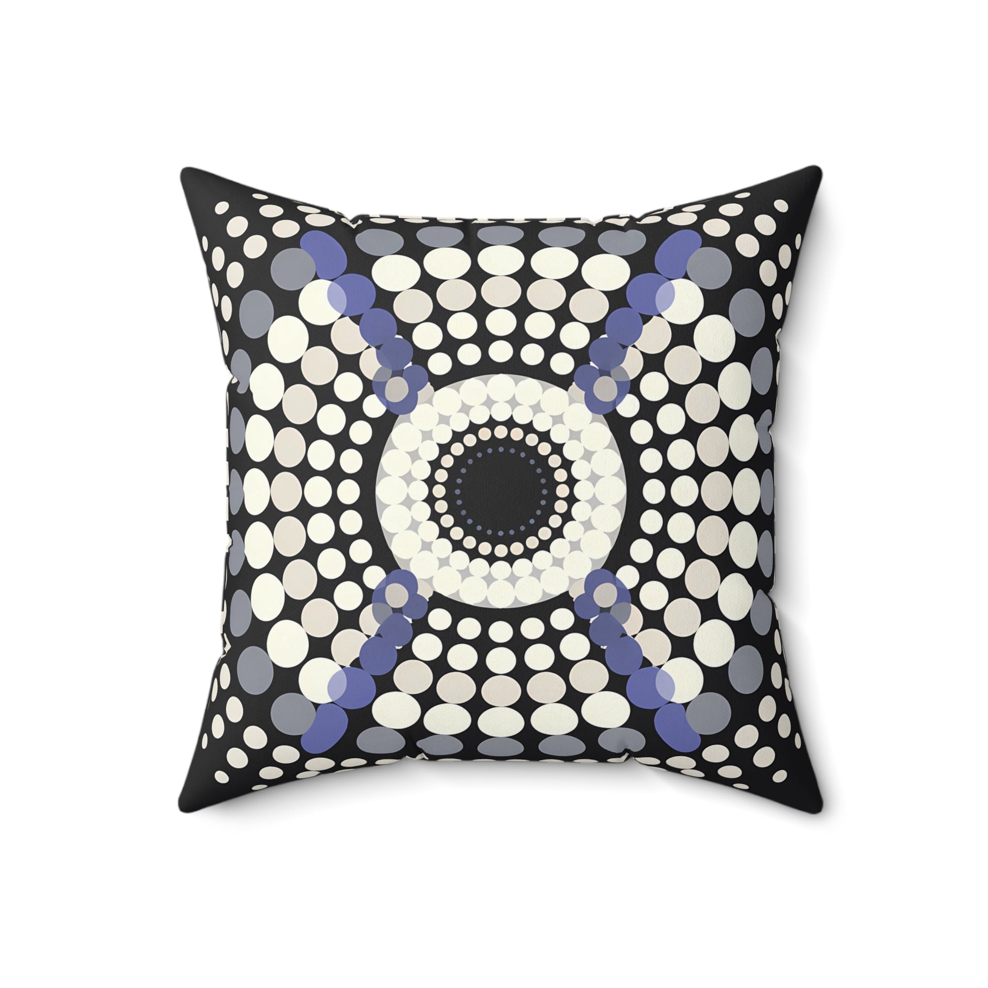 Black, White and Purple Geometric Decor Pillow, Modern Throw Pillow for Home, Stylish Cushion, Unique Gift Idea, Abstract Pillow Cover - LOLA VEGAS ART