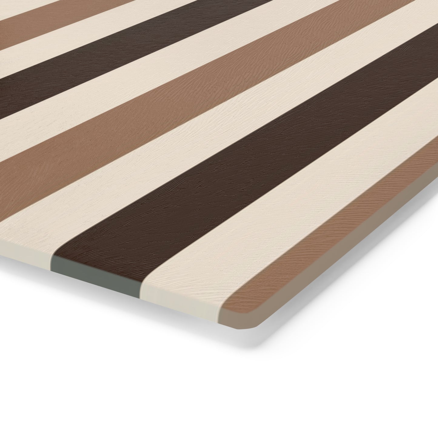Elegant Brown Glass Striped Cutting Board | Kitchen Decor, Wedding Gift, Housewarming Present, Unique Gift, - LOLA VEGAS ART