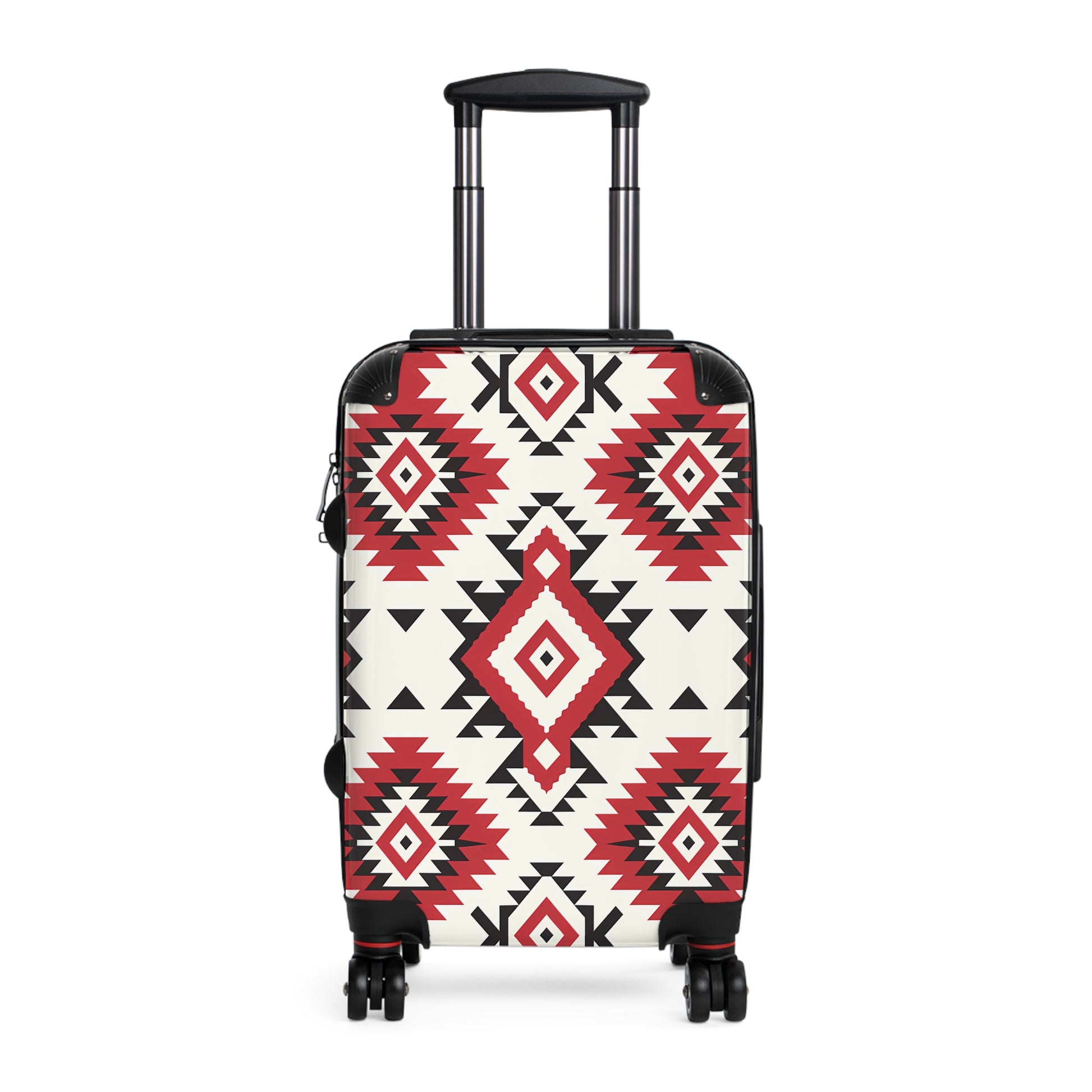 Trendy Tribal Suitcase, Stylish Luggage for Travelers, Boho Travel Case, Unique Carry-On for Vacations, Ideal Gift for Adventurers - LOLA VEGAS ART