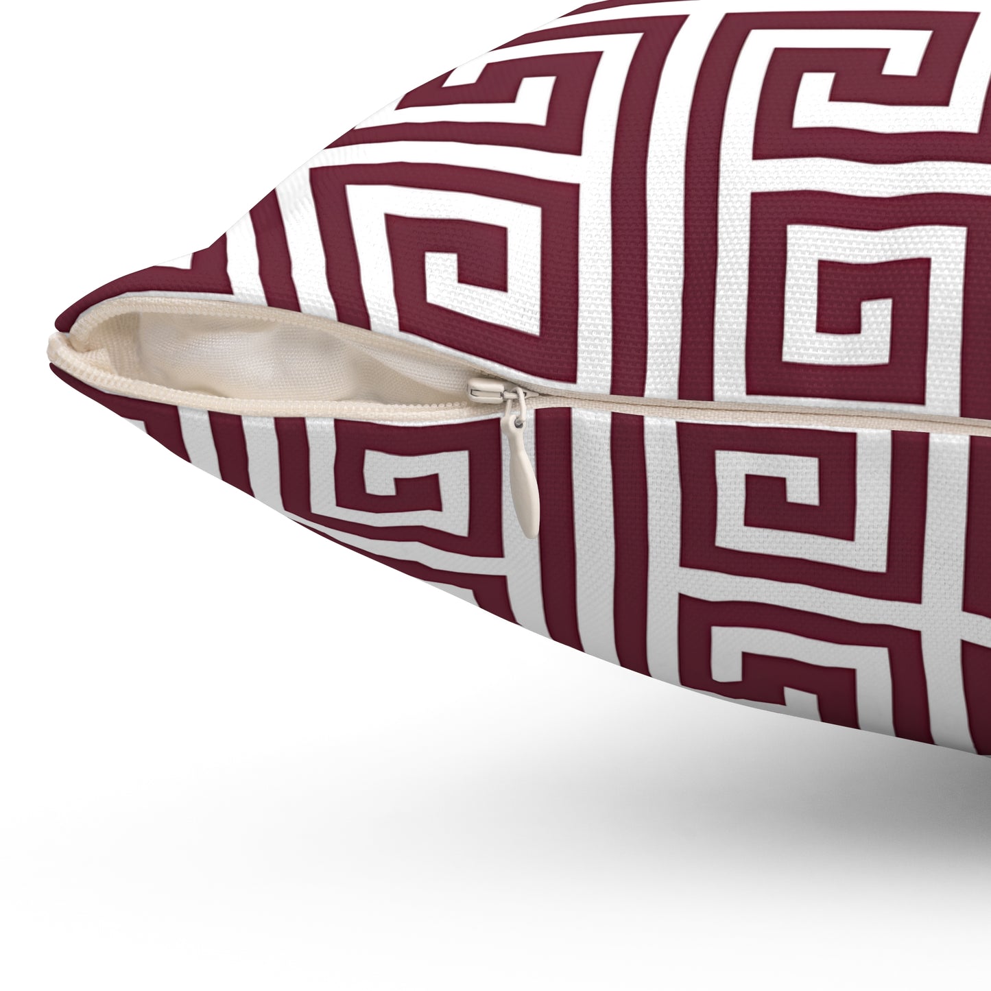 Burgundy Stylish Geometric Throw Pillow for Cozy Living Spaces, Home Decor, Couch Cushion, Modern Accent Pillow, Gift Idea