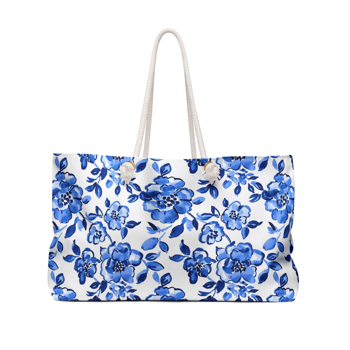 Stylish Floral Weekender Bag, Travel Tote, Weekend Getaway, Beach Bag, Gym Bag, Mother's Day Gift, Summer Travel Essential - LOLA VEGAS ART