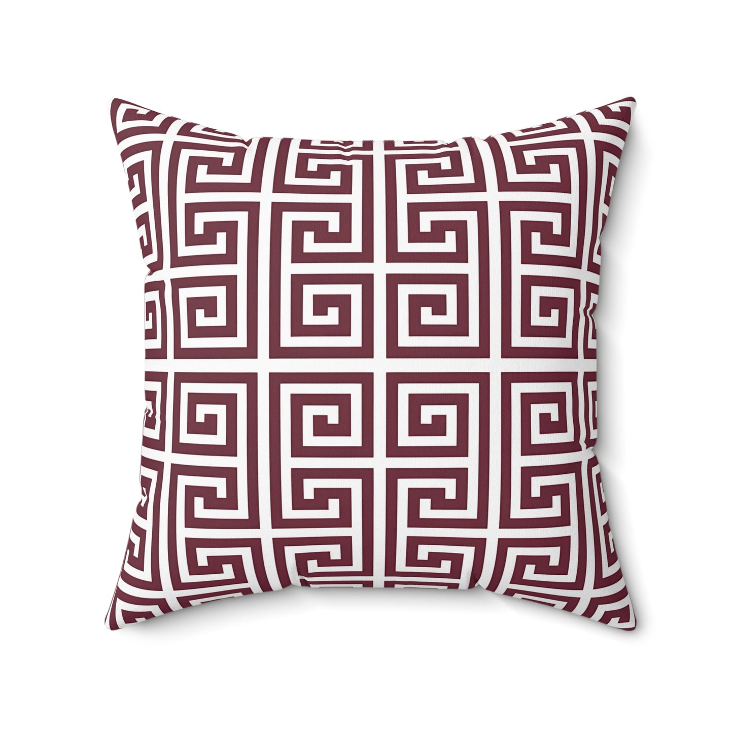 Burgundy Stylish Geometric Throw Pillow for Cozy Living Spaces, Home Decor, Couch Cushion, Modern Accent Pillow, Gift Idea
