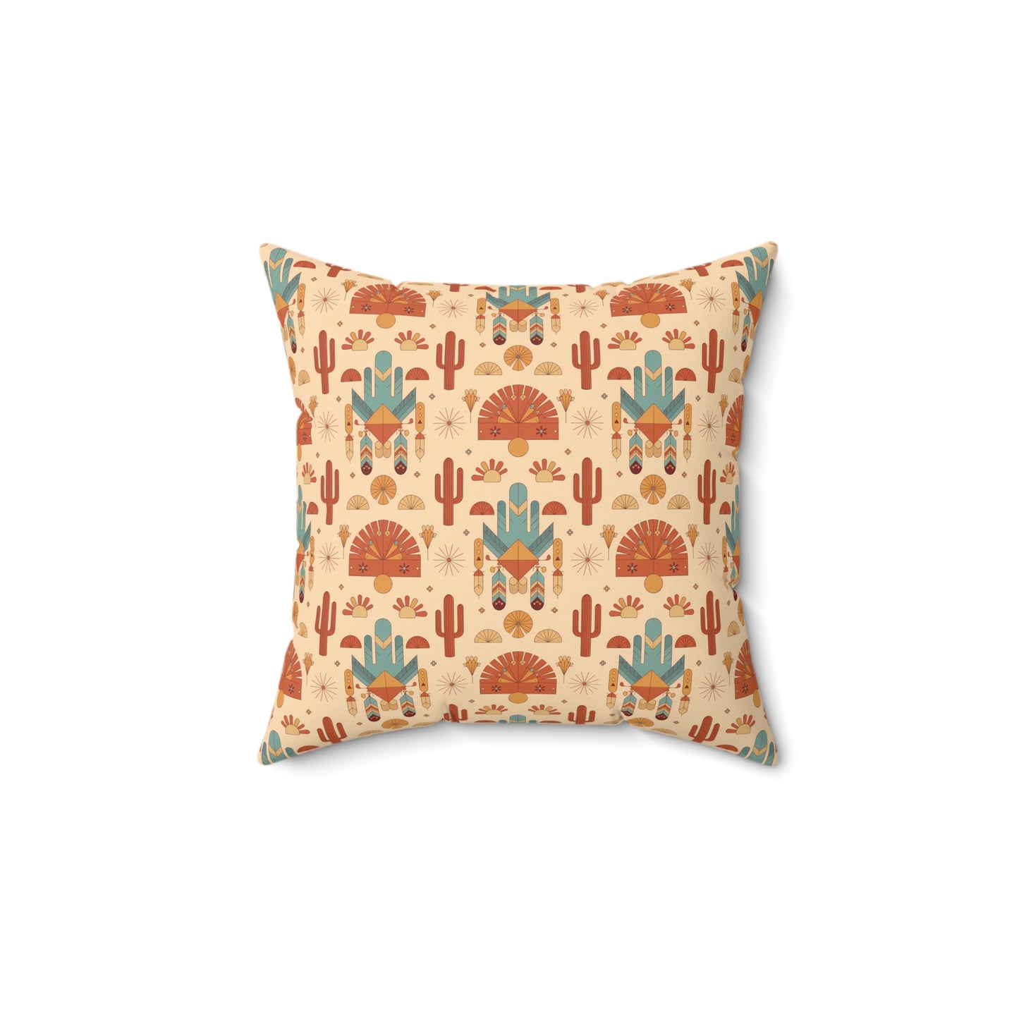 Desert Vibes Throw Pillow, Southwestern Decor, Bohemian Home Accent, Gift for Nature Lovers, Cozy Living Room Accessory, Unique Housewarming - LOLA VEGAS ART