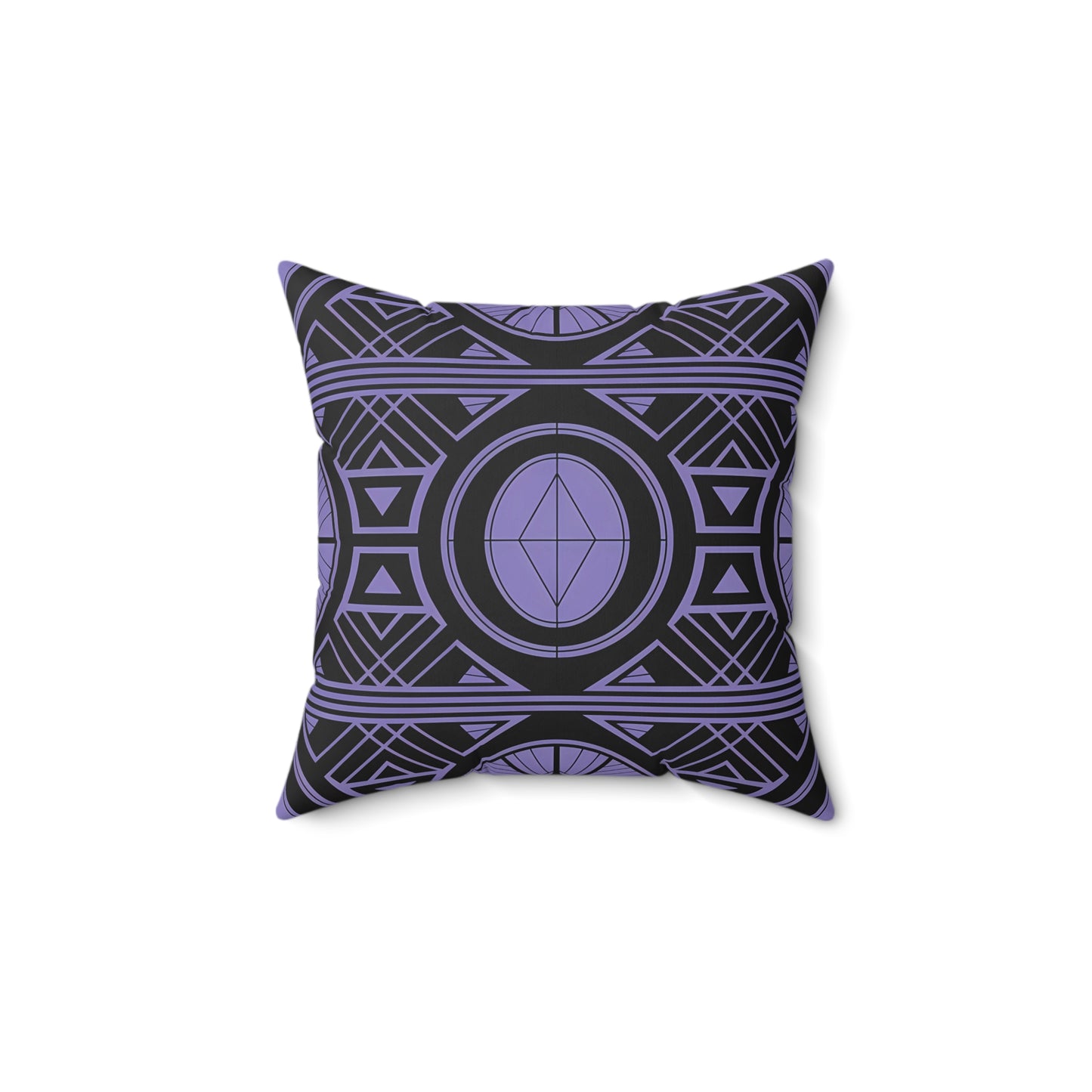 Geometric Purple Accent Pillow | Modern Home Decor, Throw Pillow, Cozy Living Room, Housewarming Gift, Boho Accessories - LOLA VEGAS ART