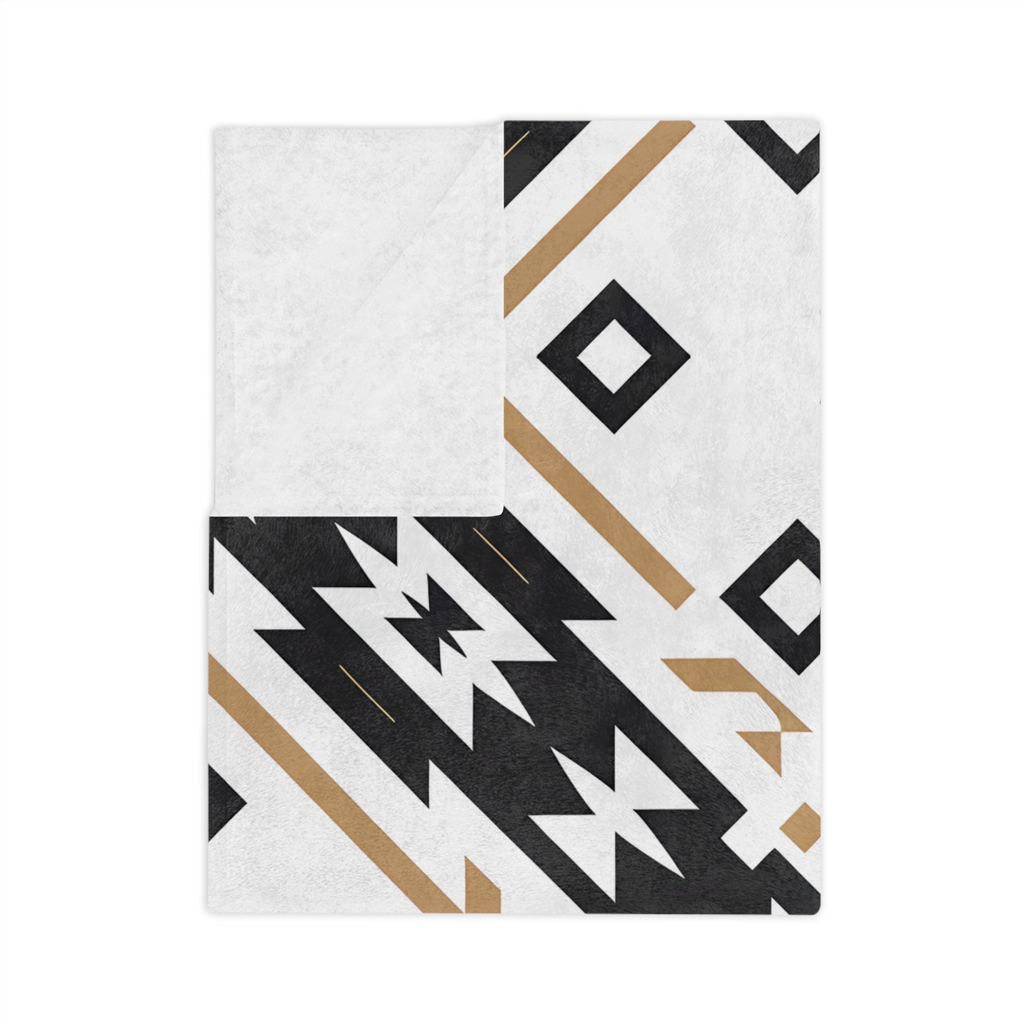 Geometric Pattern Microfiber Blanket, Cozy Home Decor, Stylish Gift, Warm Throw for All Occasions, Modern Bedspread - LOLA VEGAS ART
