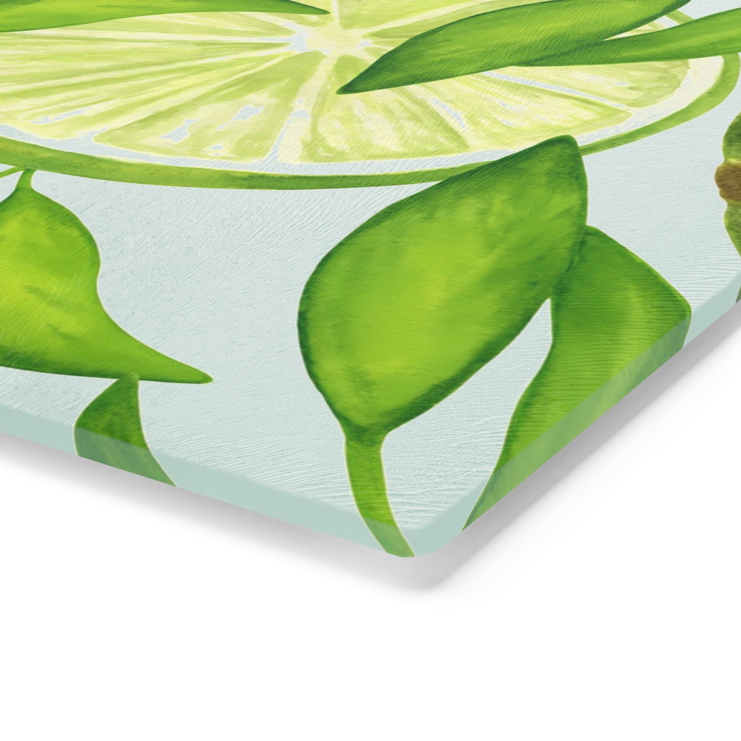 Lime Slice Cutting Board - Tropical Kitchen Decor, Ideal for Gift, Summer Parties, Wedding Registration, Home Chef Essentials, Food Prep - LOLA VEGAS ART