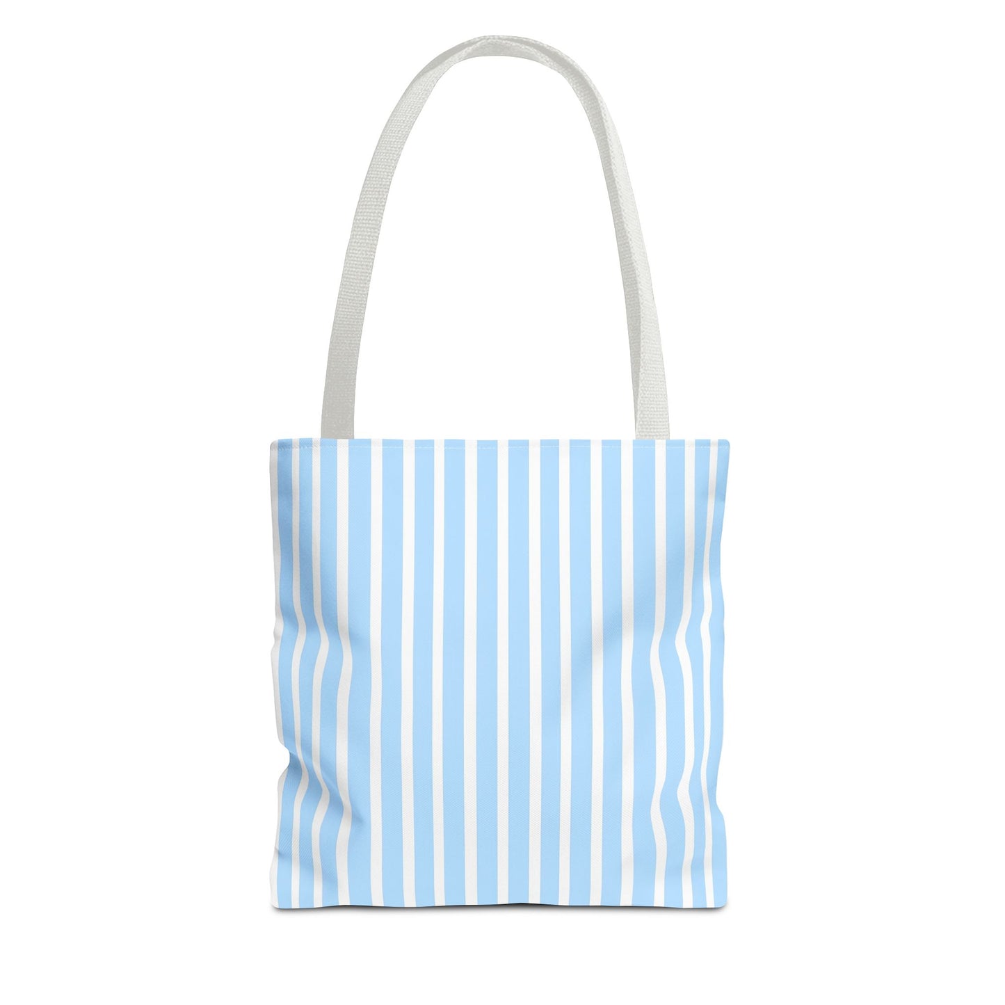 Chic Blue Striped Tote Bag, Casual Shopping Bag, Beach Tote, Eco-Friendly Handbag, Summer Style Accessory, Travel Essentials