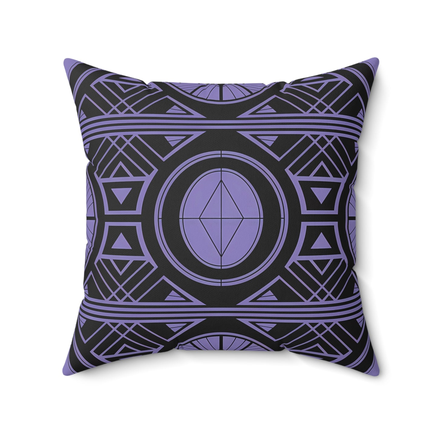 Geometric Purple Accent Pillow | Modern Home Decor, Throw Pillow, Cozy Living Room, Housewarming Gift, Boho Accessories - LOLA VEGAS ART