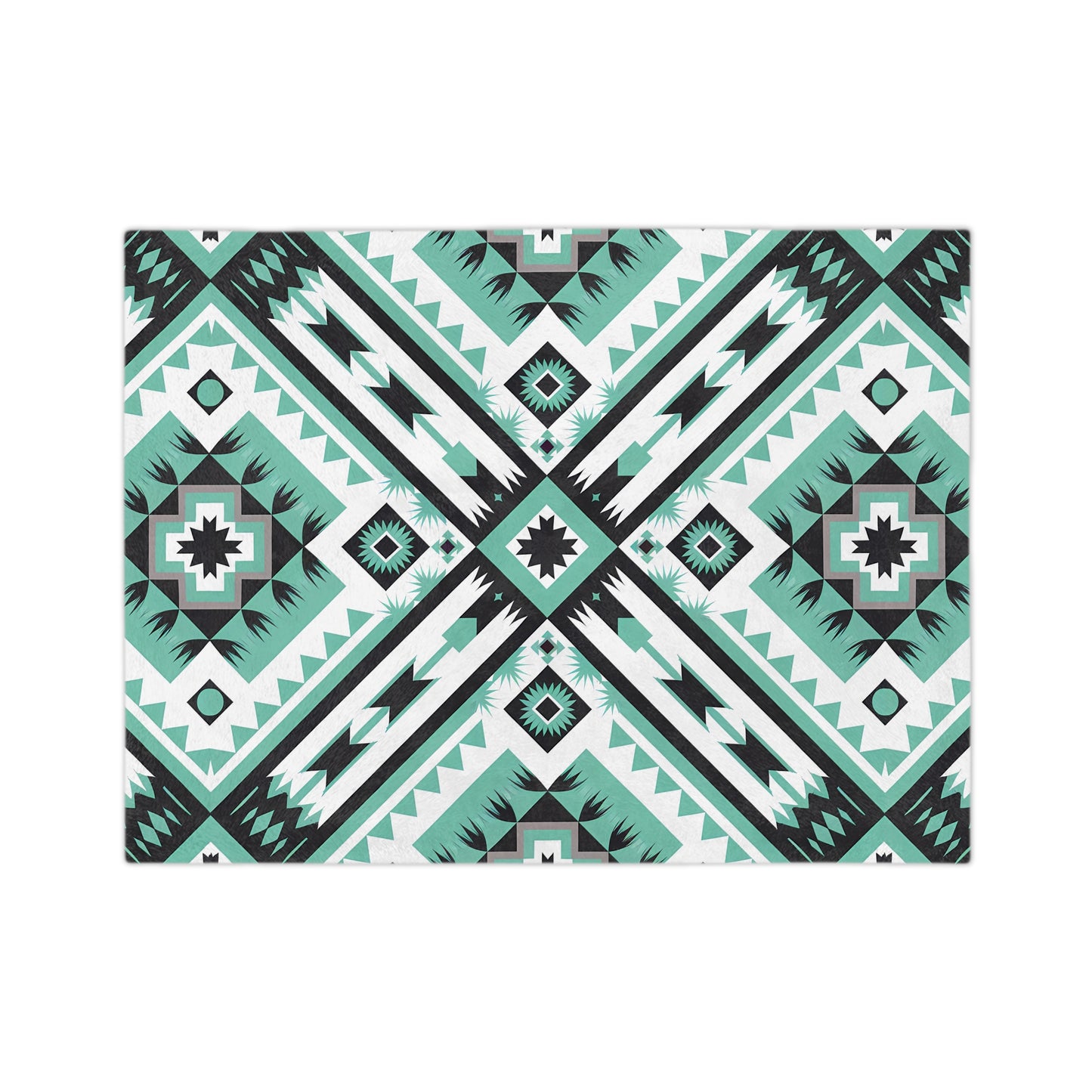 Cozy Southwest Pattern Blanket, Soft Microfiber Throw, Perfect for Home Decor, Picnic, or Gift, Aztec Inspired Design - LOLA VEGAS ART