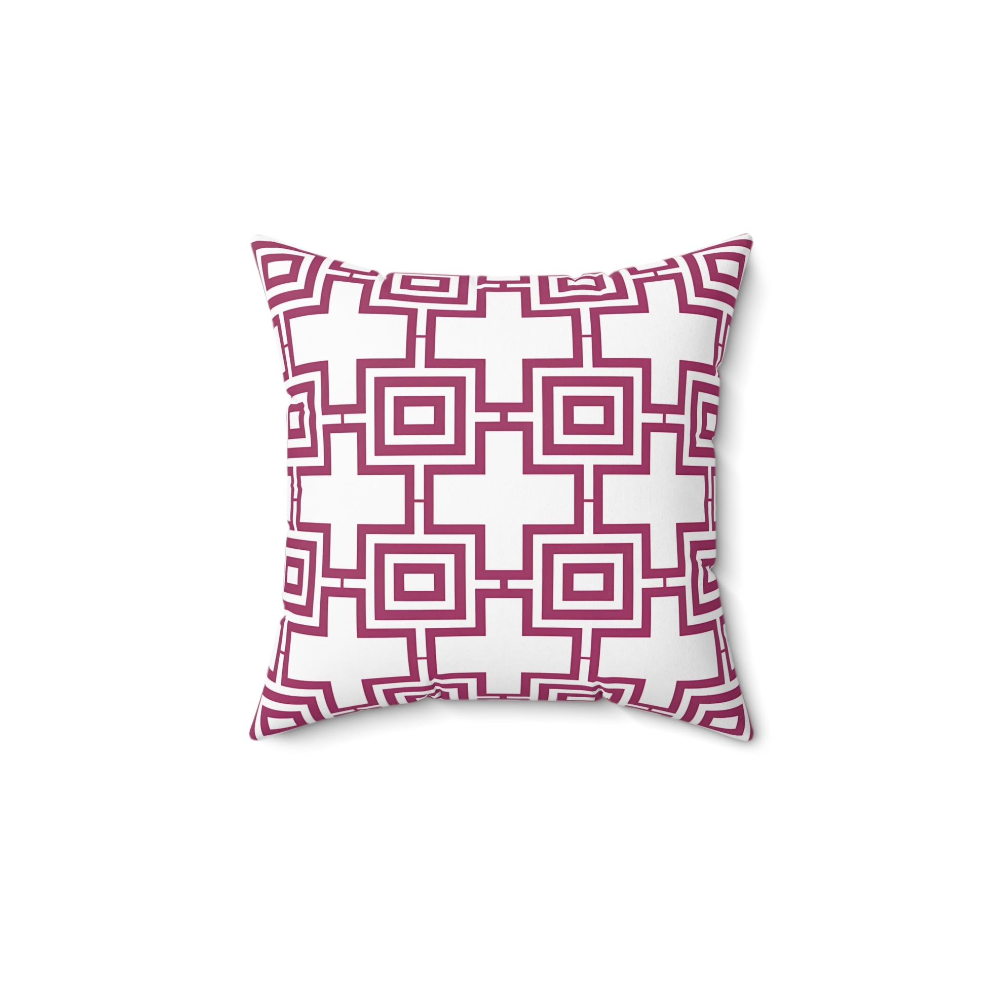Chic Geometric Throw Pillow - Modern Home Decor, Sofa Cushion, Gift for Housewarming, Living Room Accent, Cozy Decoration - LOLA VEGAS ART