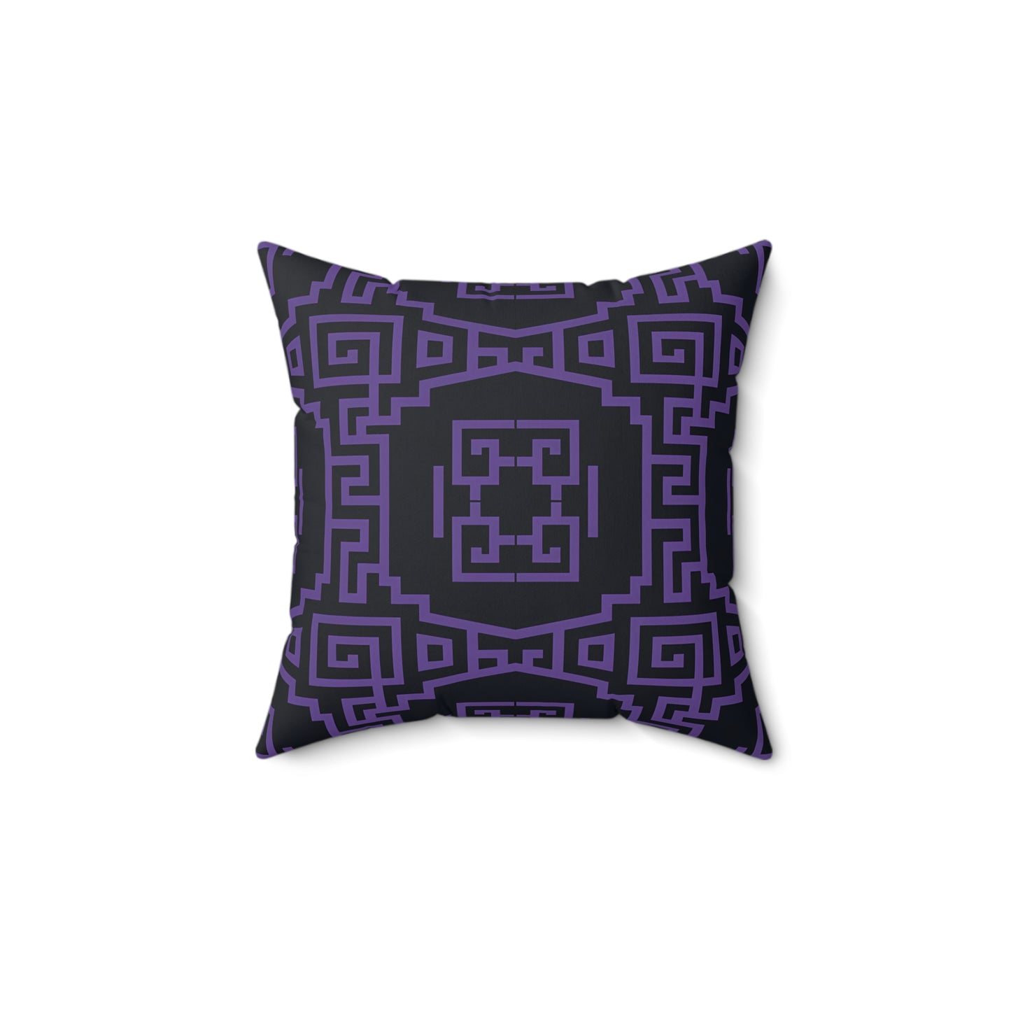 Stylish Geometric Purple Pillow, Modern Cushion, Home Decor Accent, Throw Pillow, Gift for Her, Bedroom and Living Room Decor