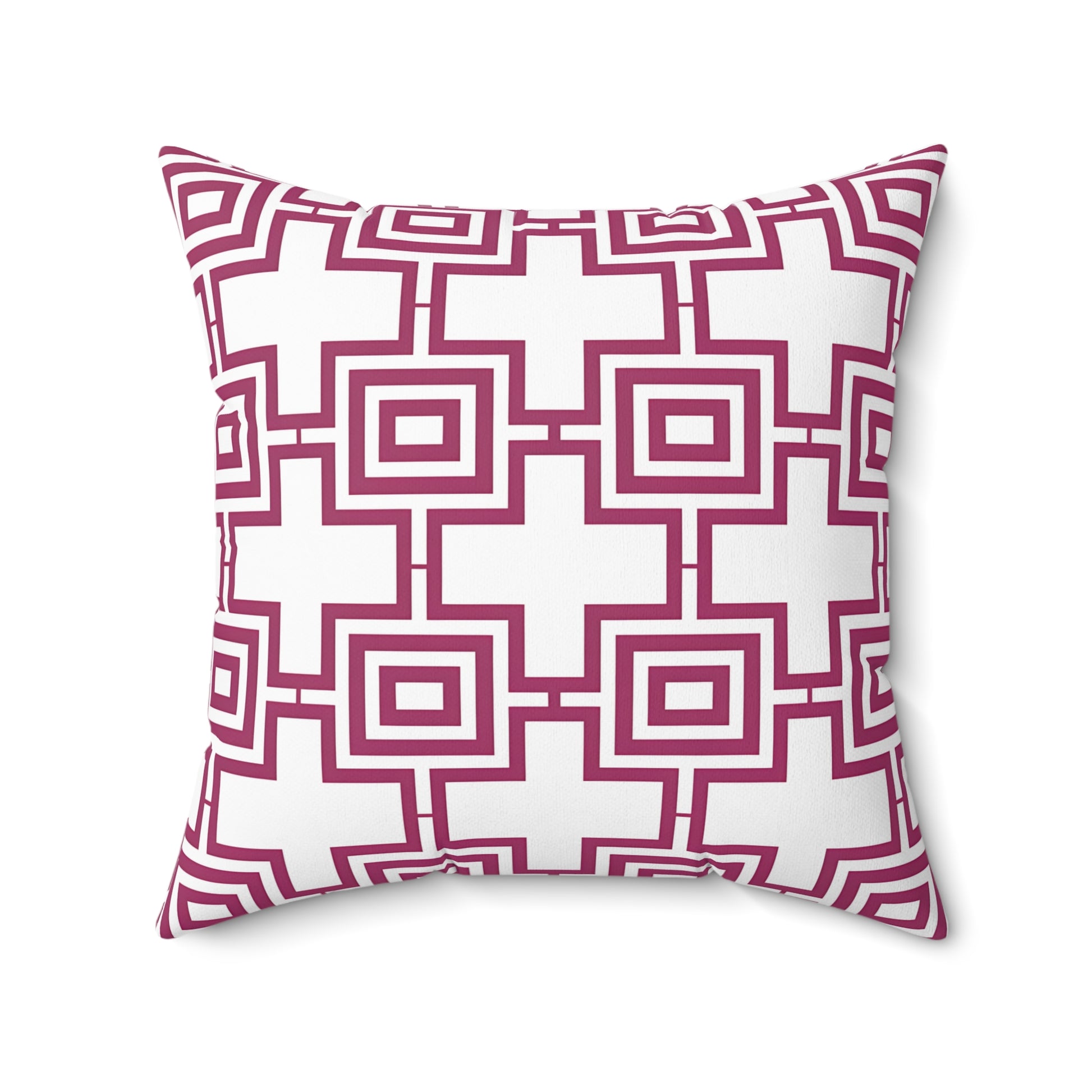 Chic Geometric Throw Pillow - Modern Home Decor, Sofa Cushion, Gift for Housewarming, Living Room Accent, Cozy Decoration - LOLA VEGAS ART