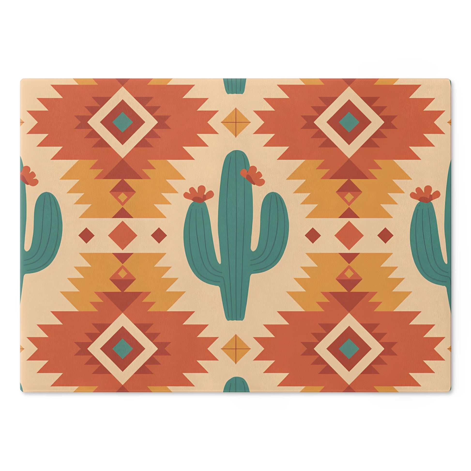 Southwestern Cactus Cutting Board - Rustic Kitchen Décor, Unique Housewarming Gift, Boho Kitchenware, Wedding Gift, Farmhouse Style - LOLA VEGAS ART