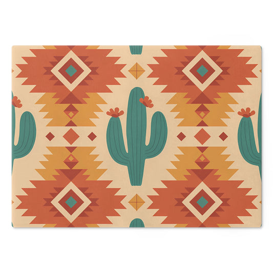 Southwestern Cactus Cutting Board - Rustic Kitchen Décor, Unique Housewarming Gift, Boho Kitchenware, Wedding Gift, Farmhouse Style - LOLA VEGAS ART