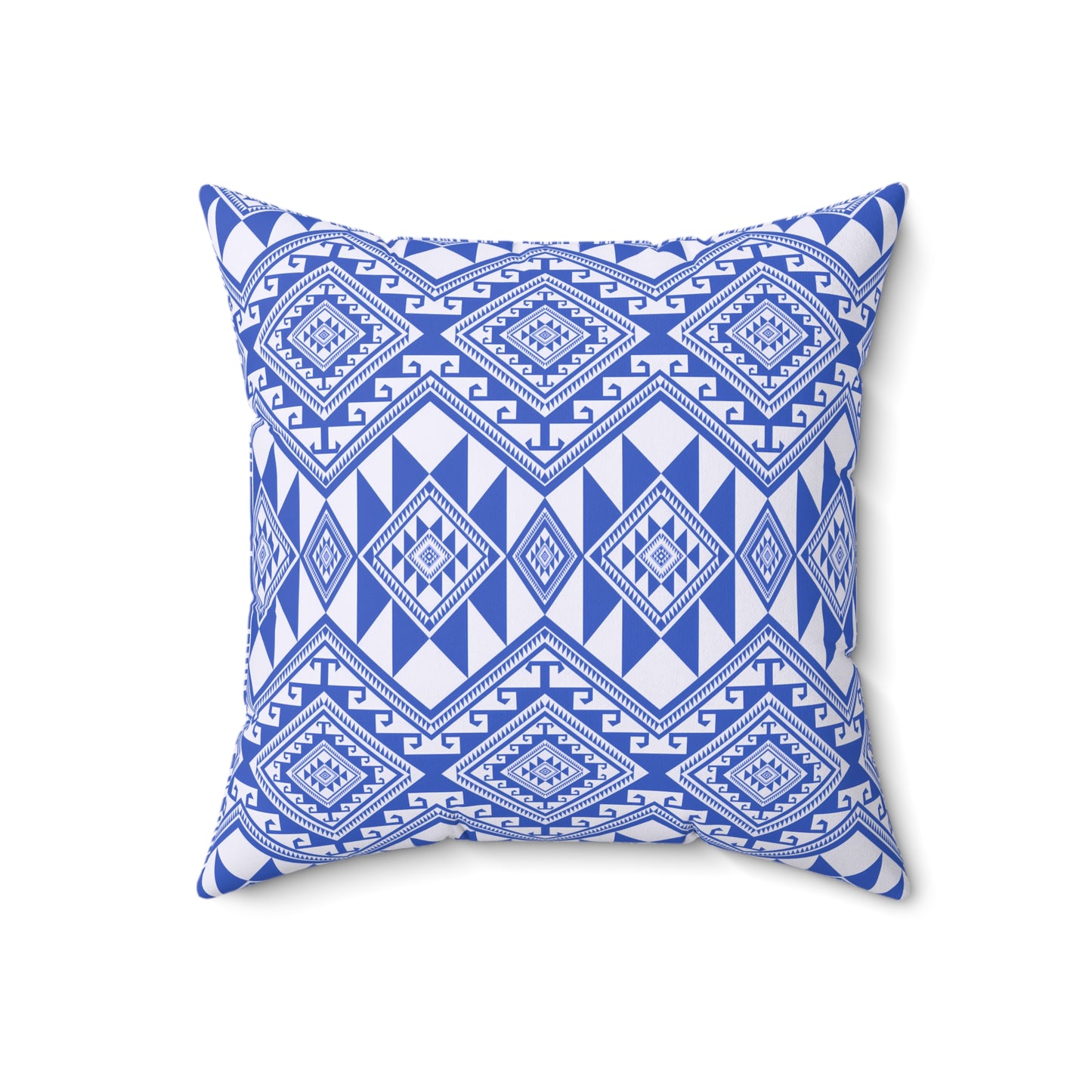 Boho Chic Square Pillow, Tribal Pattern Cushion, Decorative Throw Pillow, Couch Accent Pillow, Modern Home Decor, Southwestern Decor - LOLA VEGAS ART