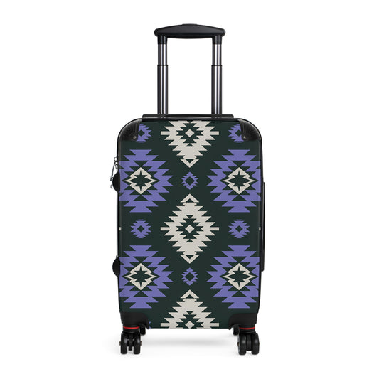 Stylish Travel Suitcase with Modern Pattern, Luggage for Adventurers, Boho Travel Gear, Unique Suitcase Design, Vacation Essentials - LOLA VEGAS ART