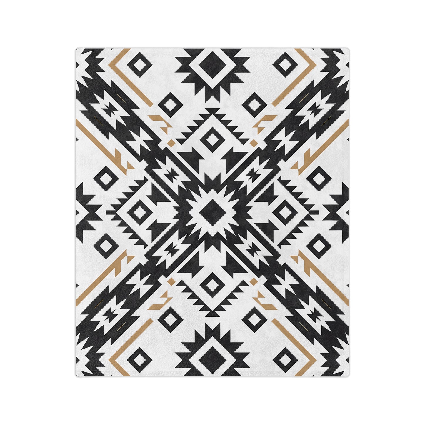 Geometric Pattern Microfiber Blanket, Cozy Home Decor, Stylish Gift, Warm Throw for All Occasions, Modern Bedspread - LOLA VEGAS ART