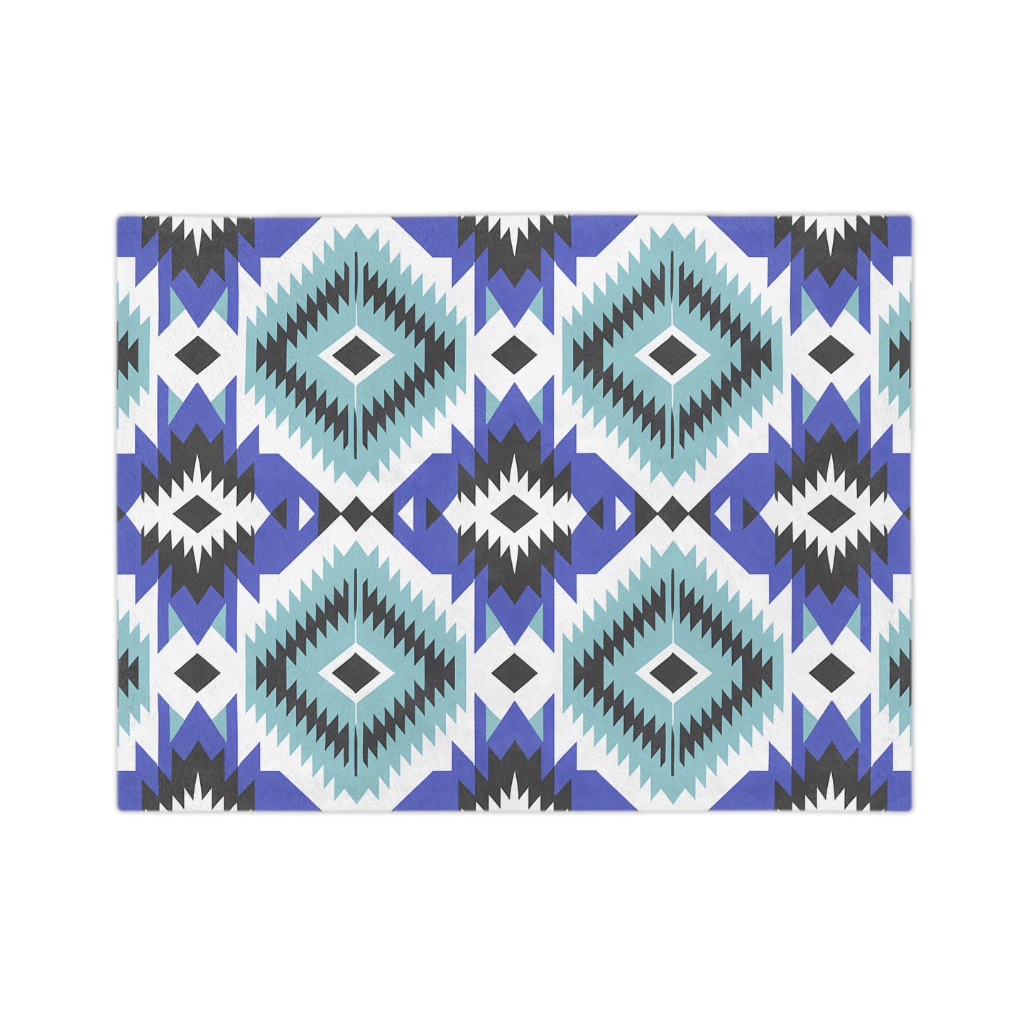 Bohemian Velveteen Microfiber Blanket - Cozy Tribal Pattern Throw, Ideal for Home Decor, Camping, Picnics, and Gifts - LOLA VEGAS ART