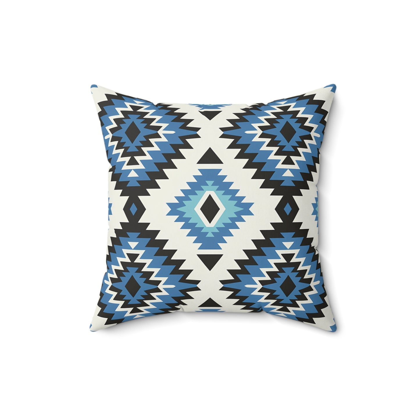 Geometric Pattern Decorative Pillow, Boho Couch Cushion, Modern Home Decor, Bohemian Accent Pillow, Tribal Print Throw Pillow - LOLA VEGAS ART