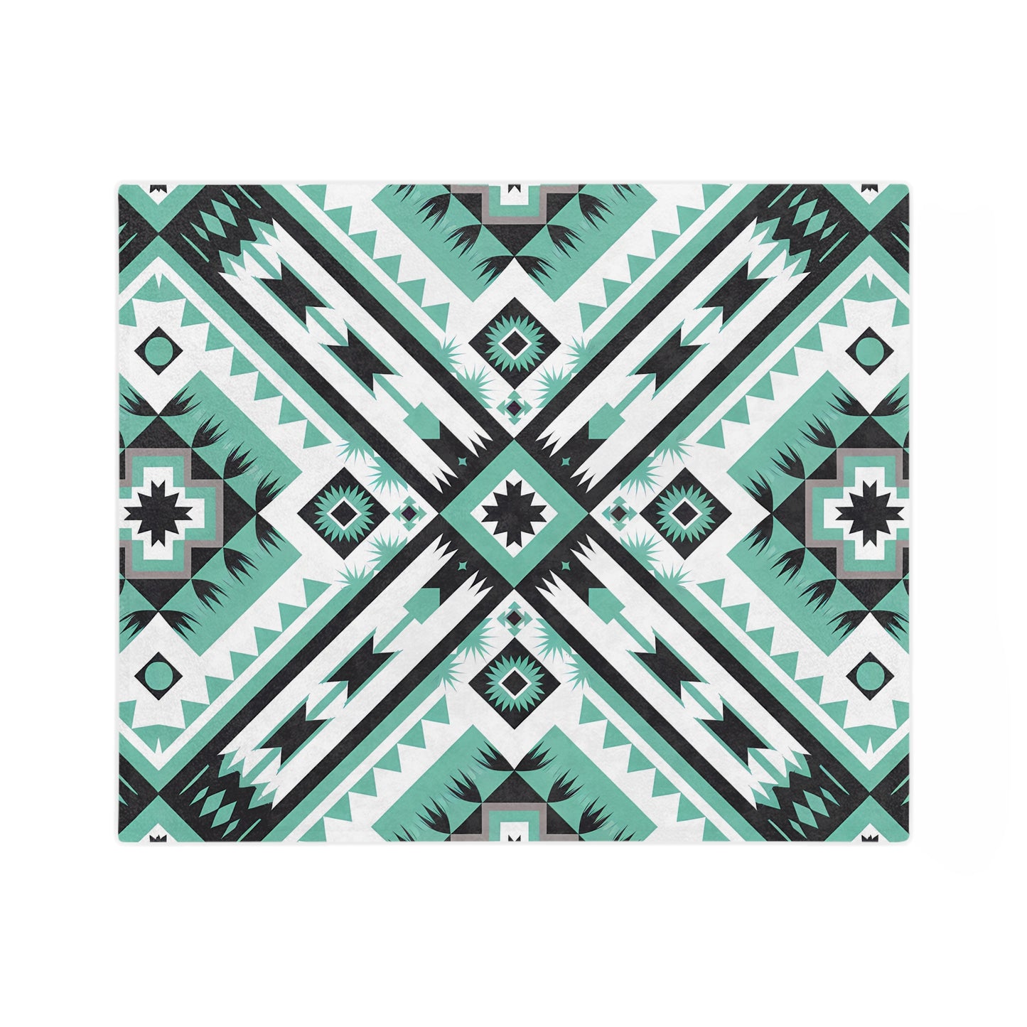 Cozy Southwest Pattern Blanket, Soft Microfiber Throw, Perfect for Home Decor, Picnic, or Gift, Aztec Inspired Design - LOLA VEGAS ART