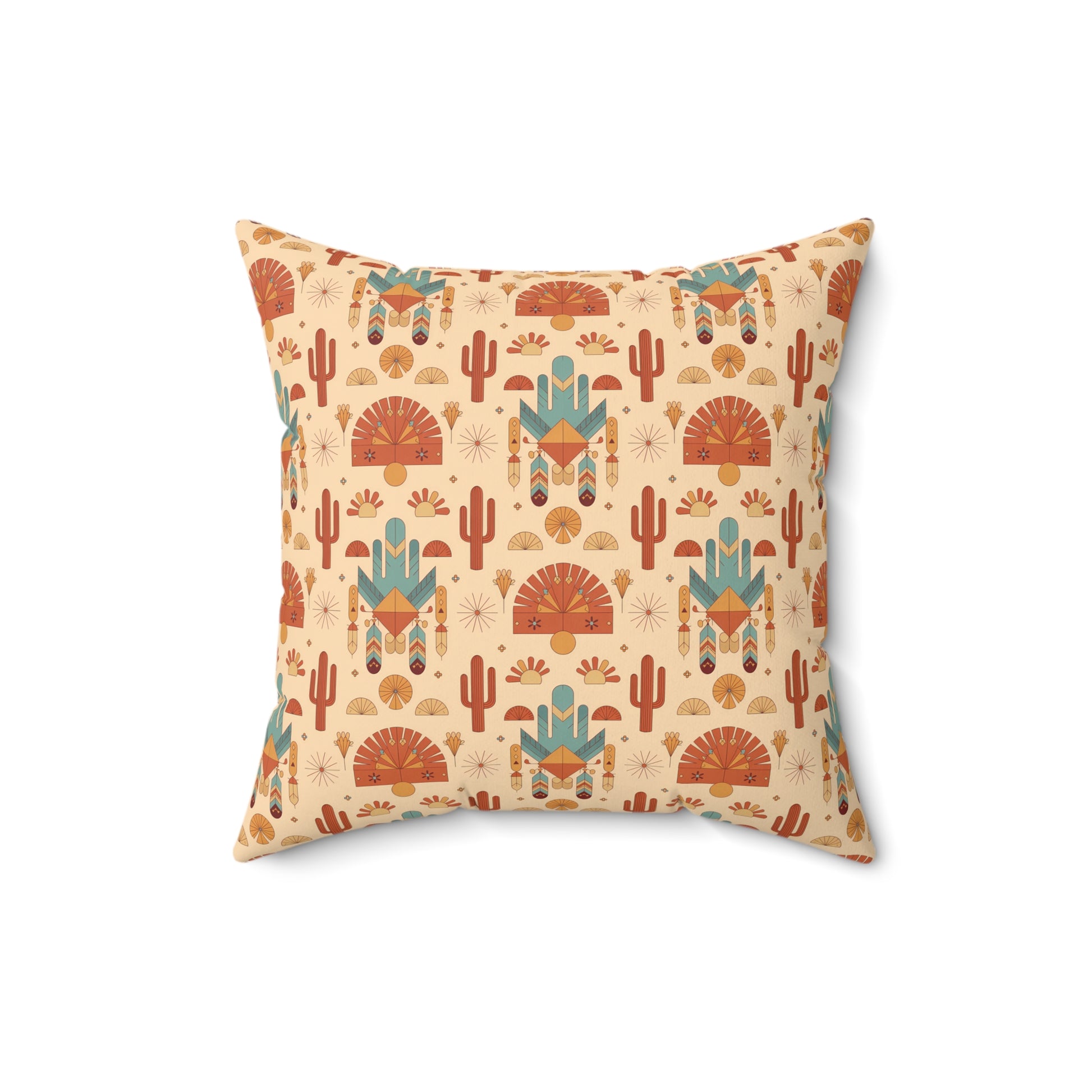 Desert Vibes Throw Pillow, Southwestern Decor, Bohemian Home Accent, Gift for Nature Lovers, Cozy Living Room Accessory, Unique Housewarming - LOLA VEGAS ART