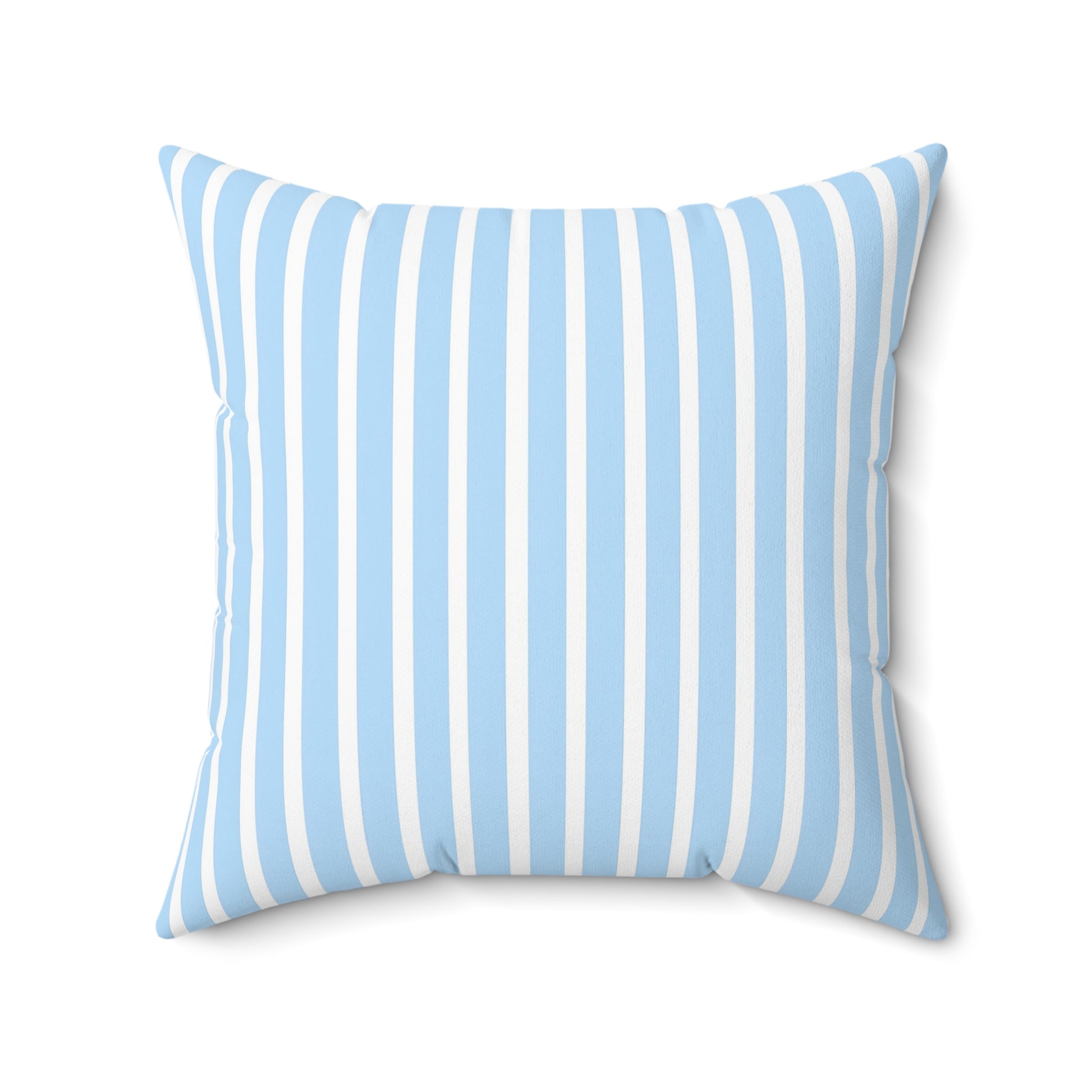 Blue Stripe Decorative Pillow, Cozy Home Accent, Nautical Decor, Summer Vibes, Gift for Her, Modern Cushion - LOLA VEGAS ART