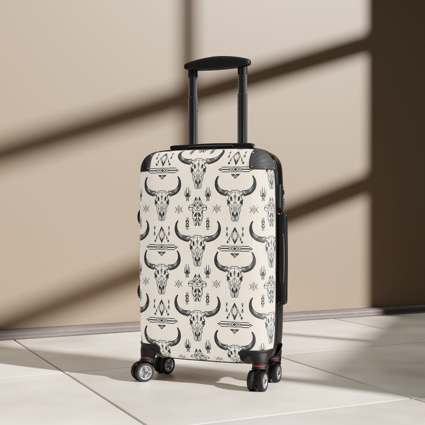 Stylish Travel Suitcase, Bohemian Luggage, Unique Carry-On, Gift for Travelers, Vacation Essentials, Adventure Gear, Southwestern Luggage - LOLA VEGAS ART