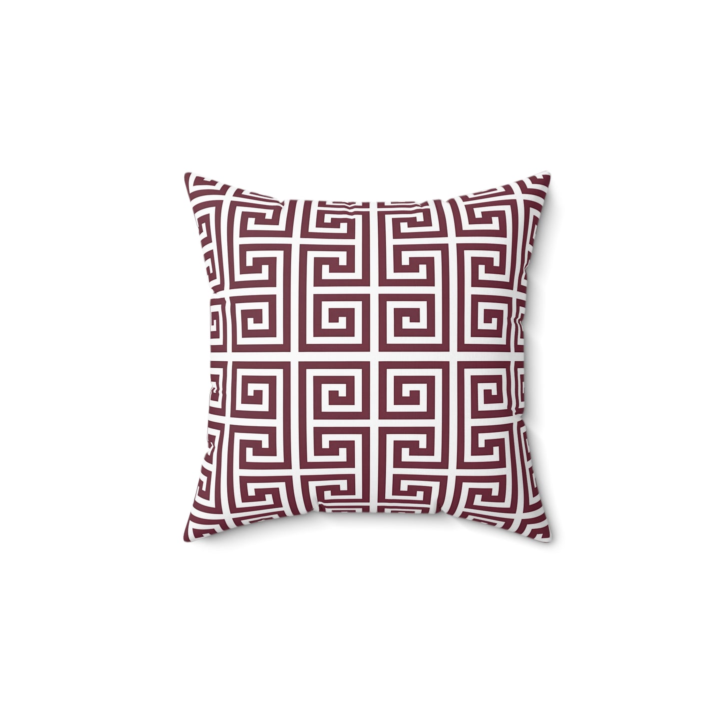 Burgundy Stylish Geometric Throw Pillow for Cozy Living Spaces, Home Decor, Couch Cushion, Modern Accent Pillow, Gift Idea