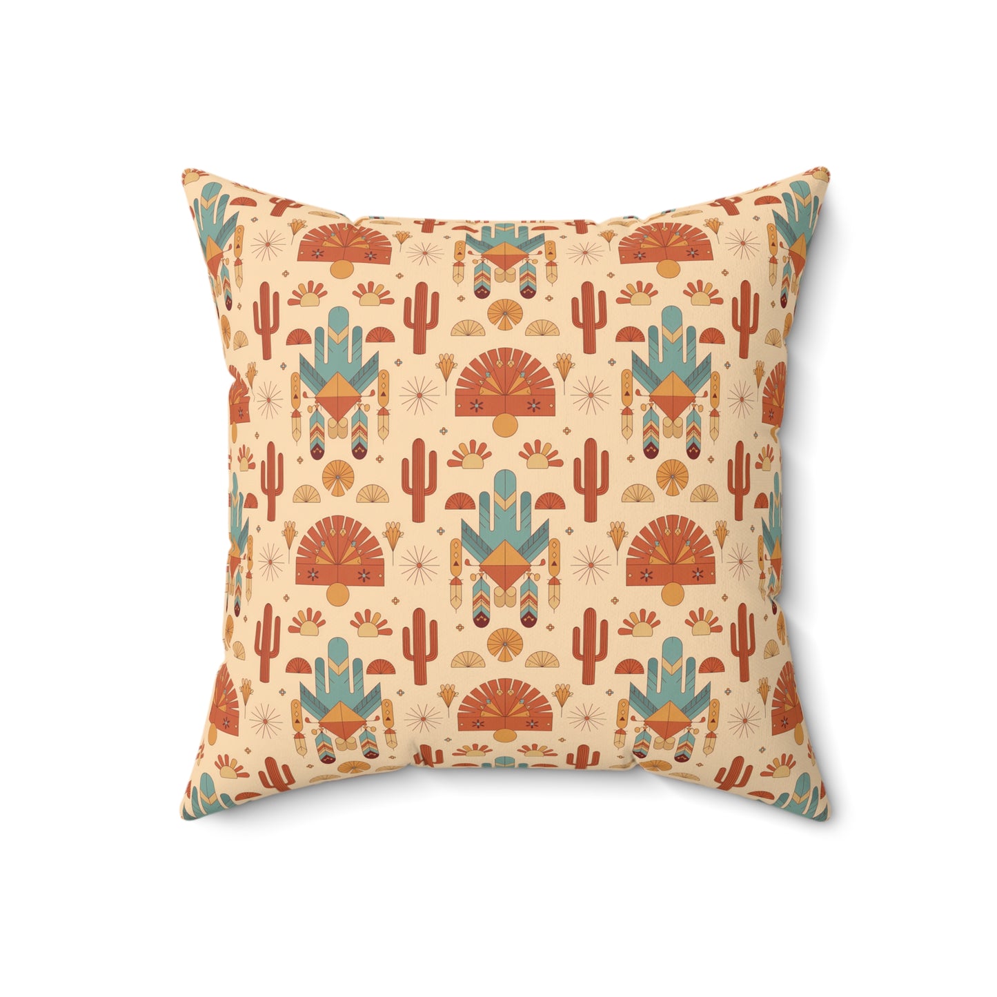 Desert Vibes Throw Pillow, Southwestern Decor, Bohemian Home Accent, Gift for Nature Lovers, Cozy Living Room Accessory, Unique Housewarming - LOLA VEGAS ART