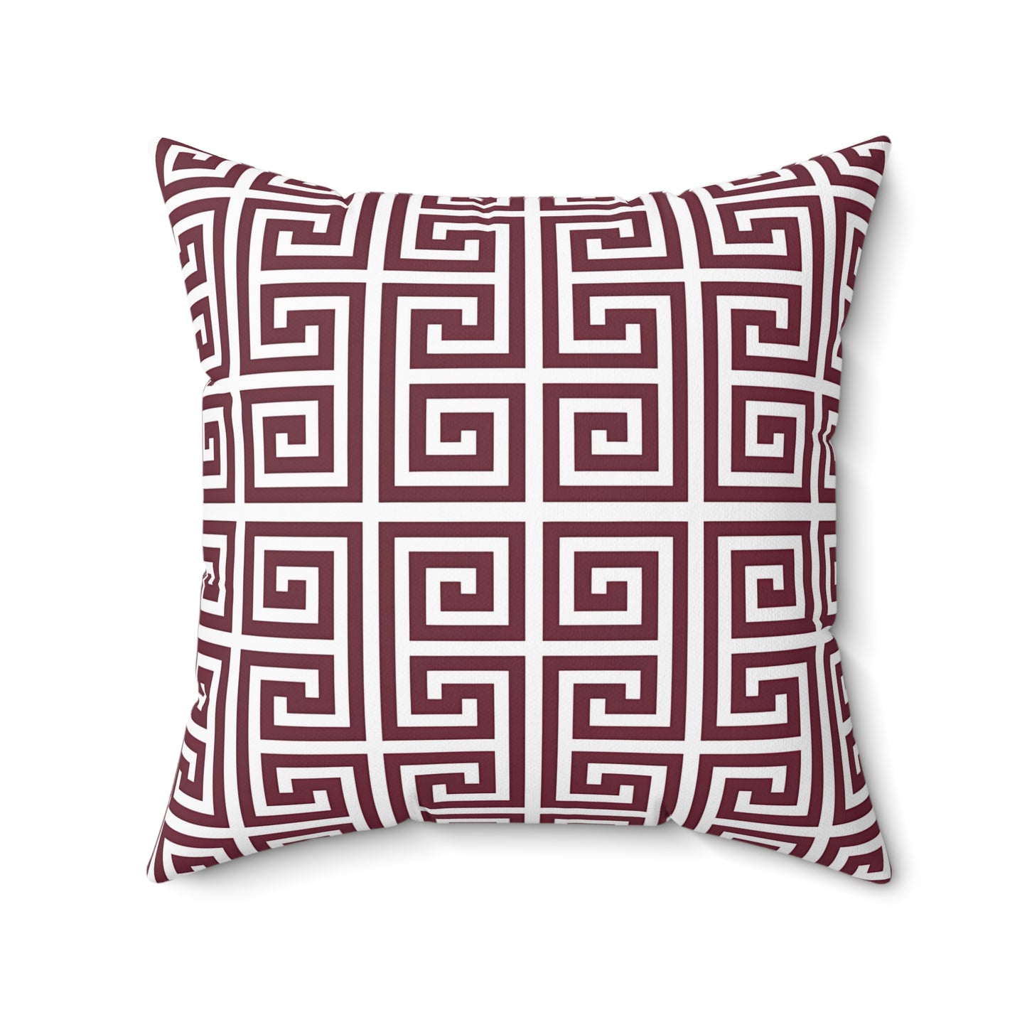 Burgundy Stylish Geometric Throw Pillow for Cozy Living Spaces, Home Decor, Couch Cushion, Modern Accent Pillow, Gift Idea